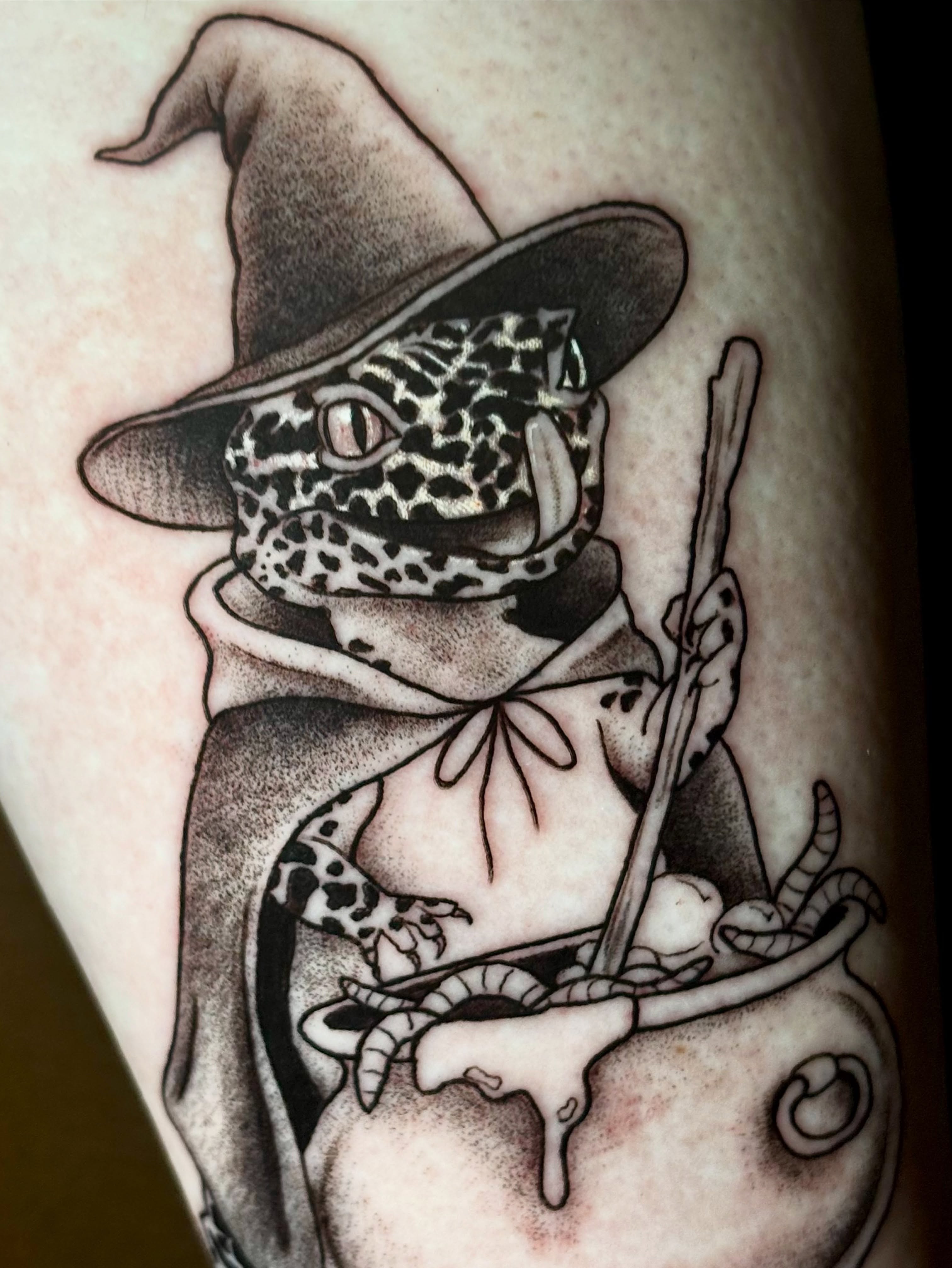 Tattoo by @songsparrowink — dotwork, black_and_grey