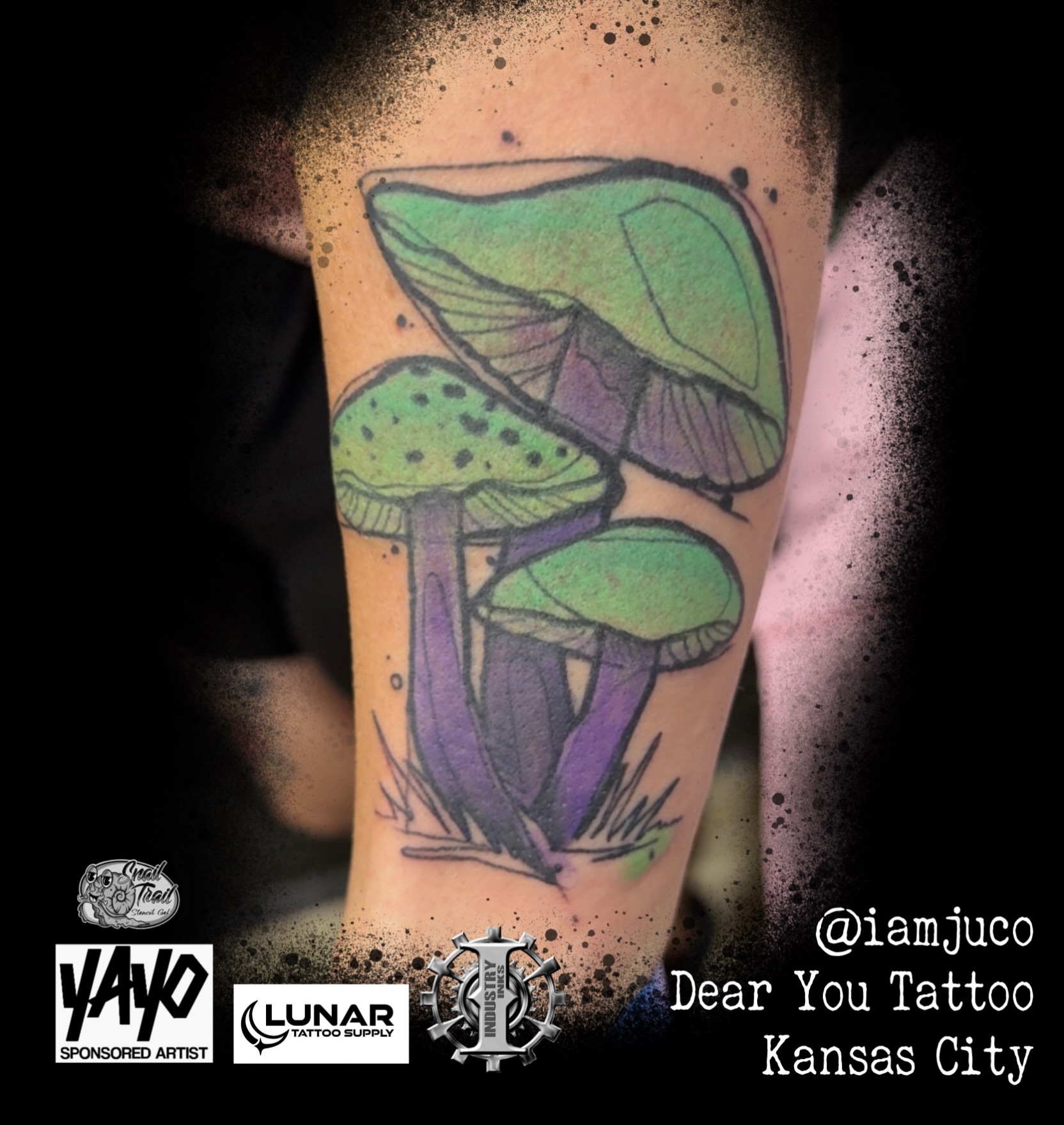 Tattoo by @iamjuco — dotwork