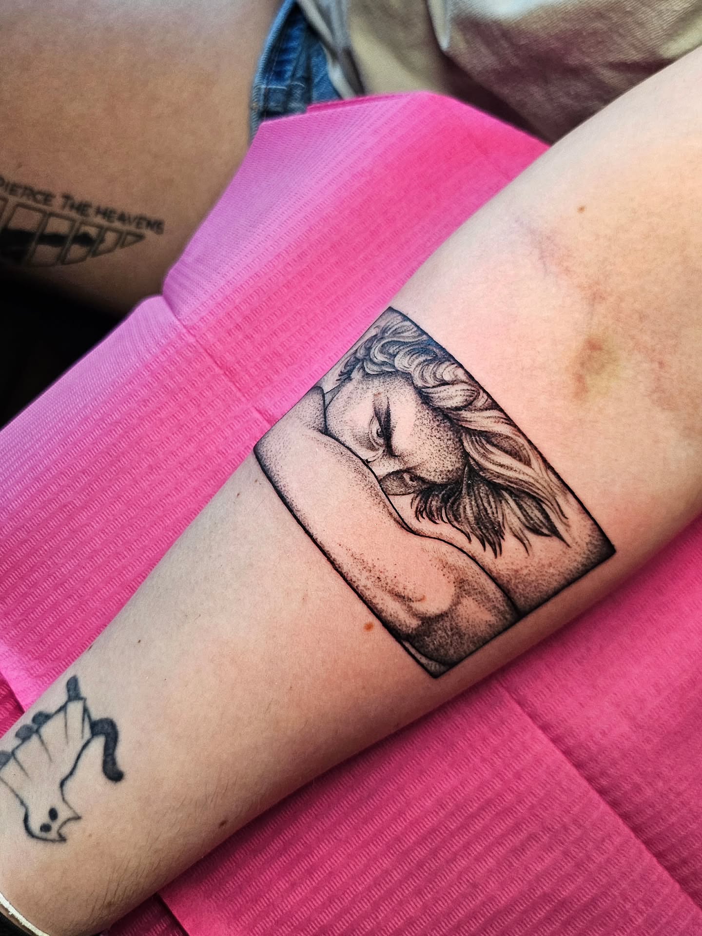 Tattoo by @prettiepluto — dotwork