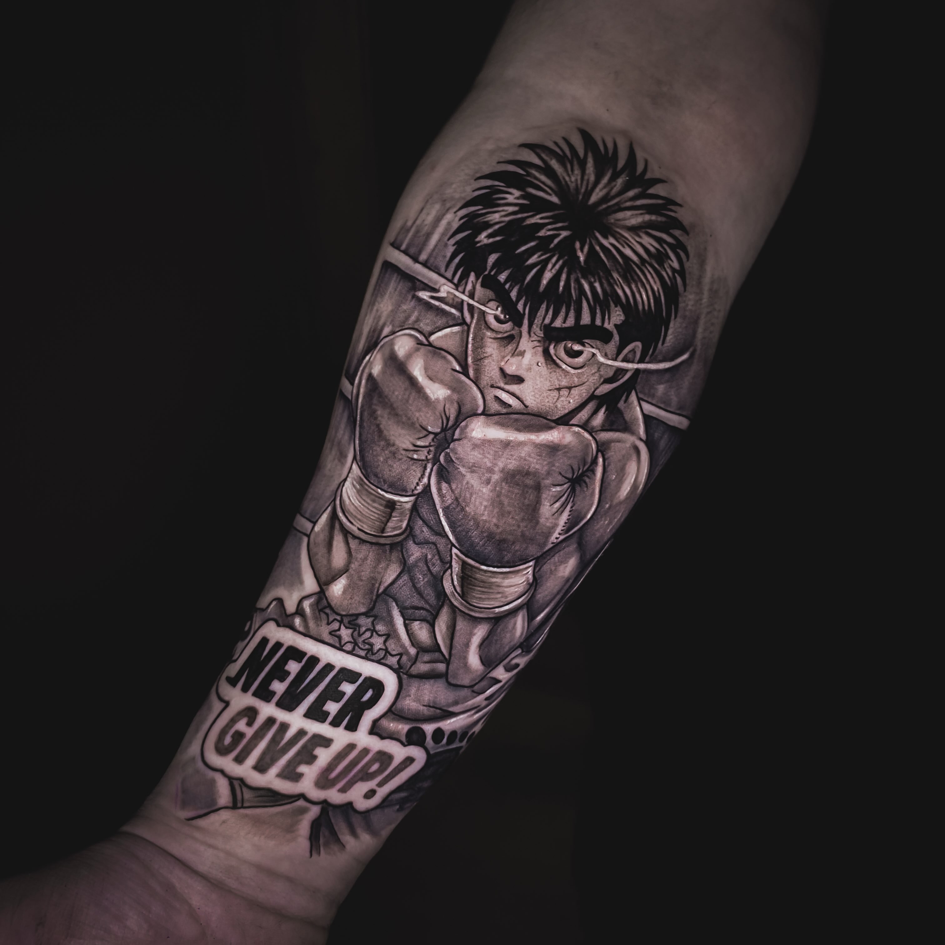 Tattoo by @yin.ttt — anime