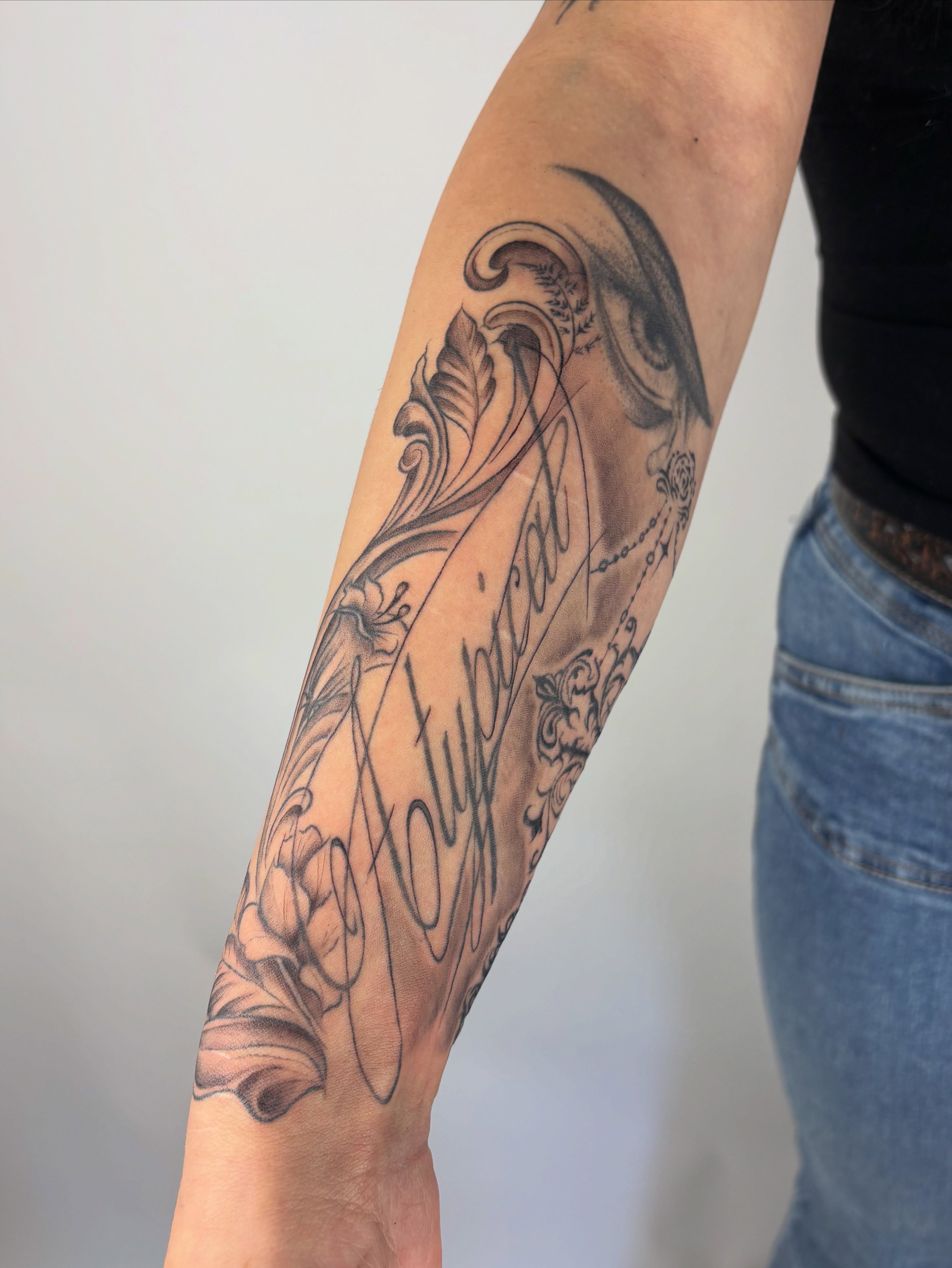 Tattoo by @shortkingtattoo — lettering_script