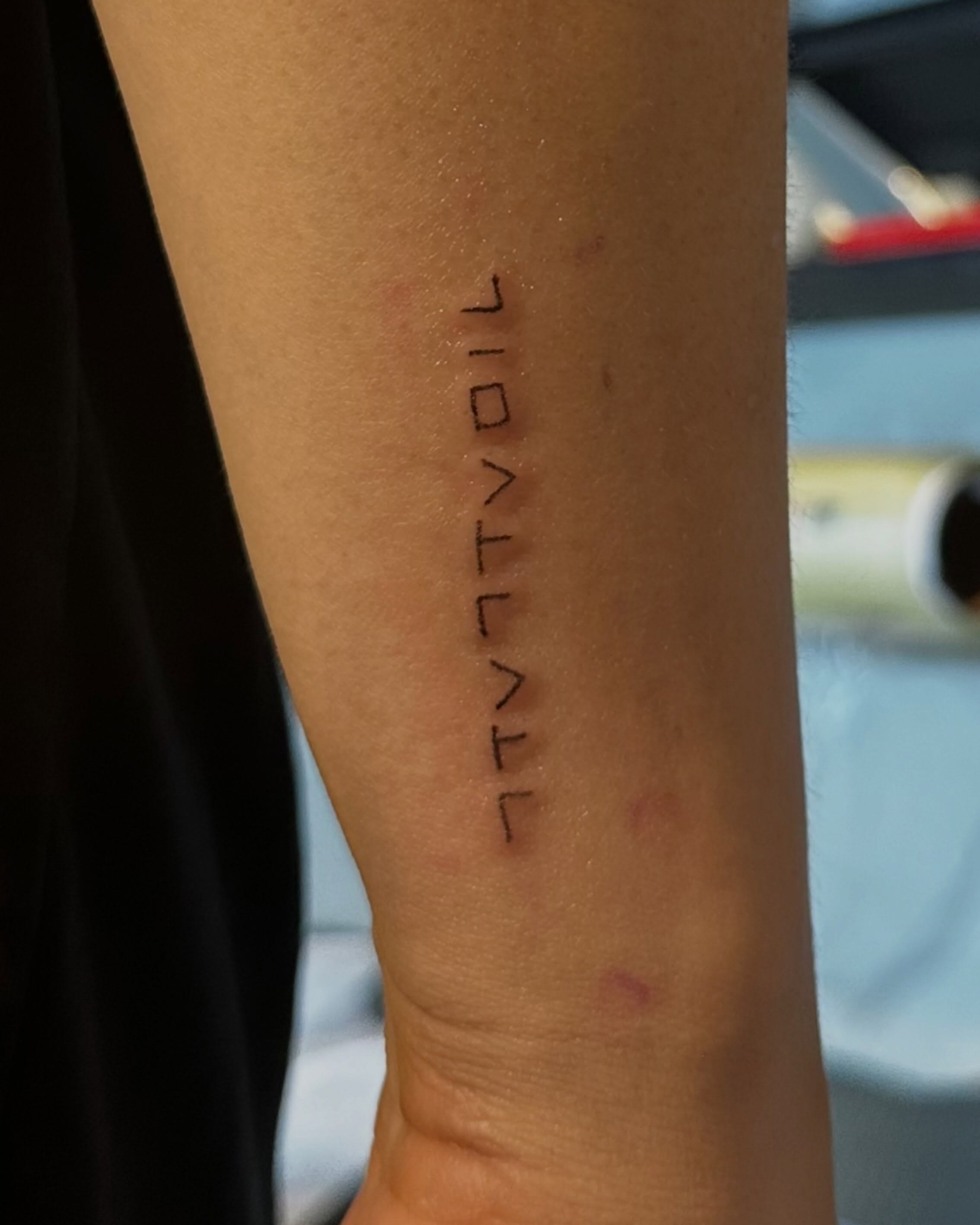 Tattoo by @peter_pen_tt — lettering_script