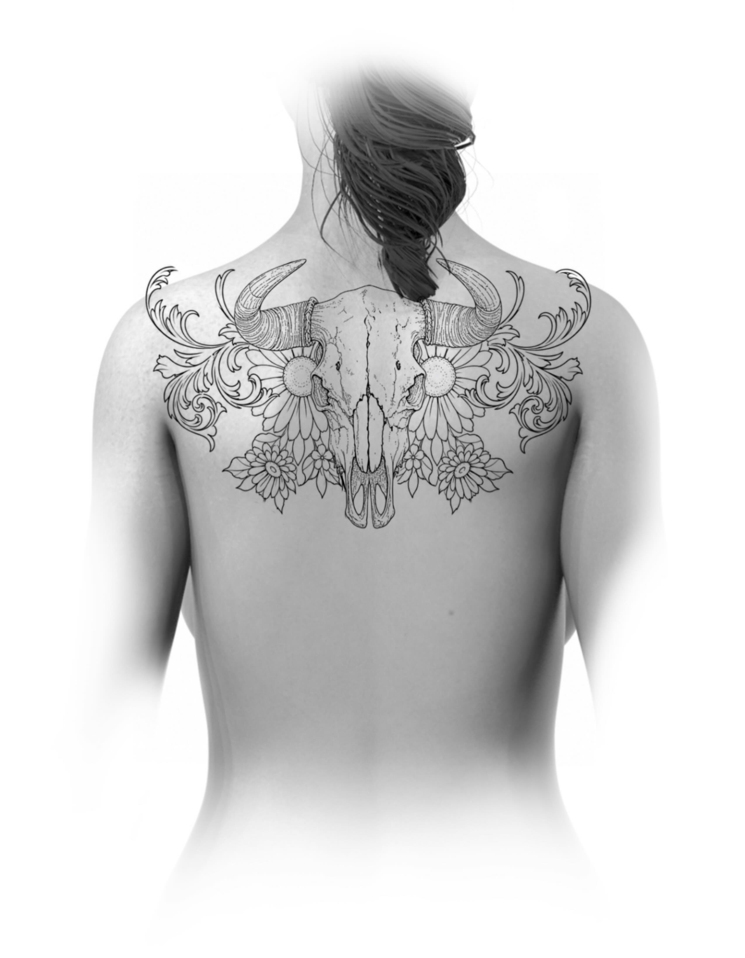 Tattoo by @skylito_creations — black_and_grey, ornamental