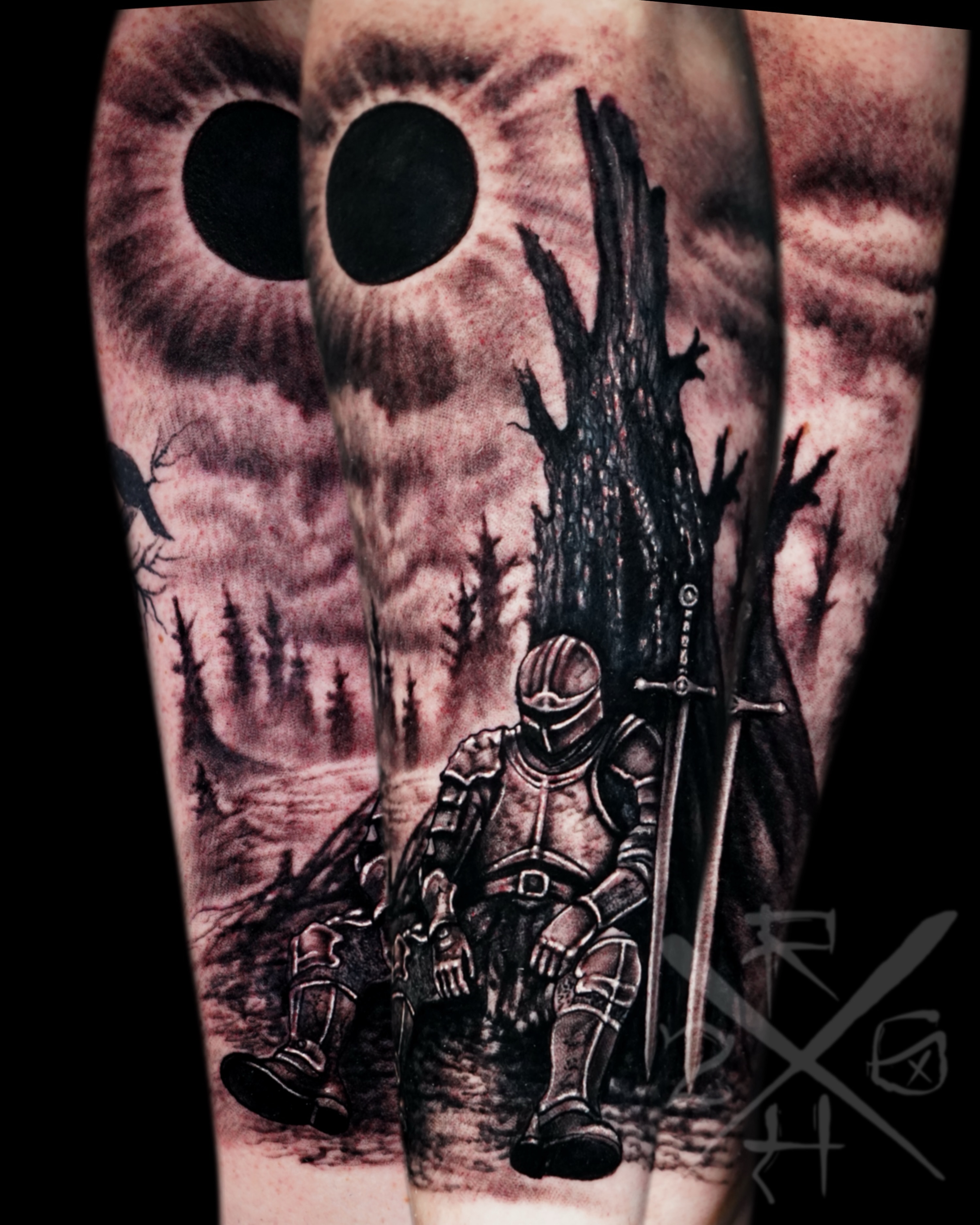 Tattoo by @ryan_hammond — black_and_grey, realism