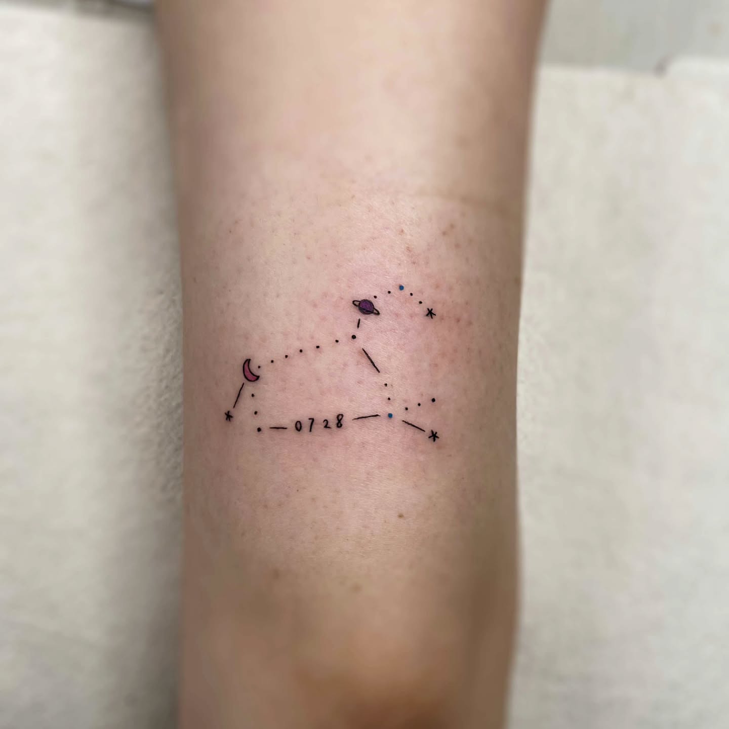 Tattoo by @gorae_tattoo — dotwork