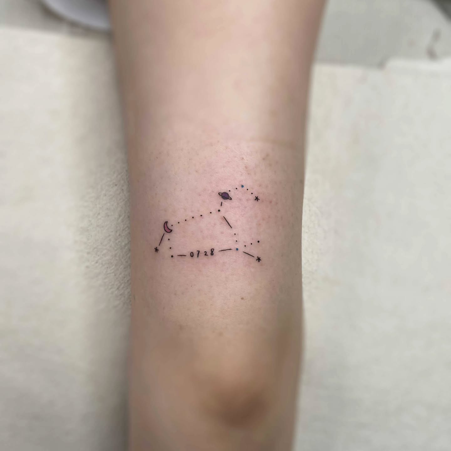 Tattoo by @gorae_tattoo — dotwork