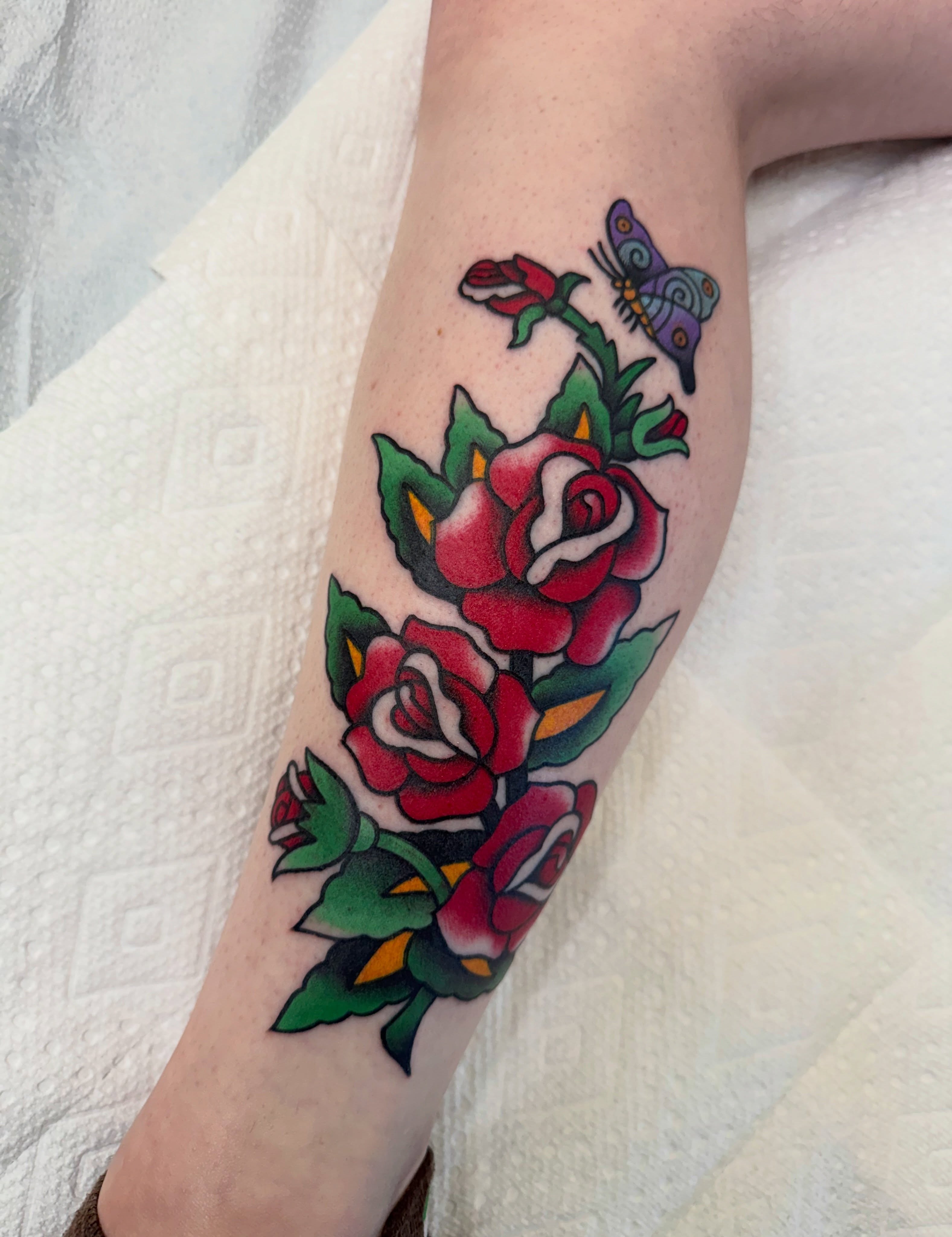 Tattoo by @rarespider — american_traditional