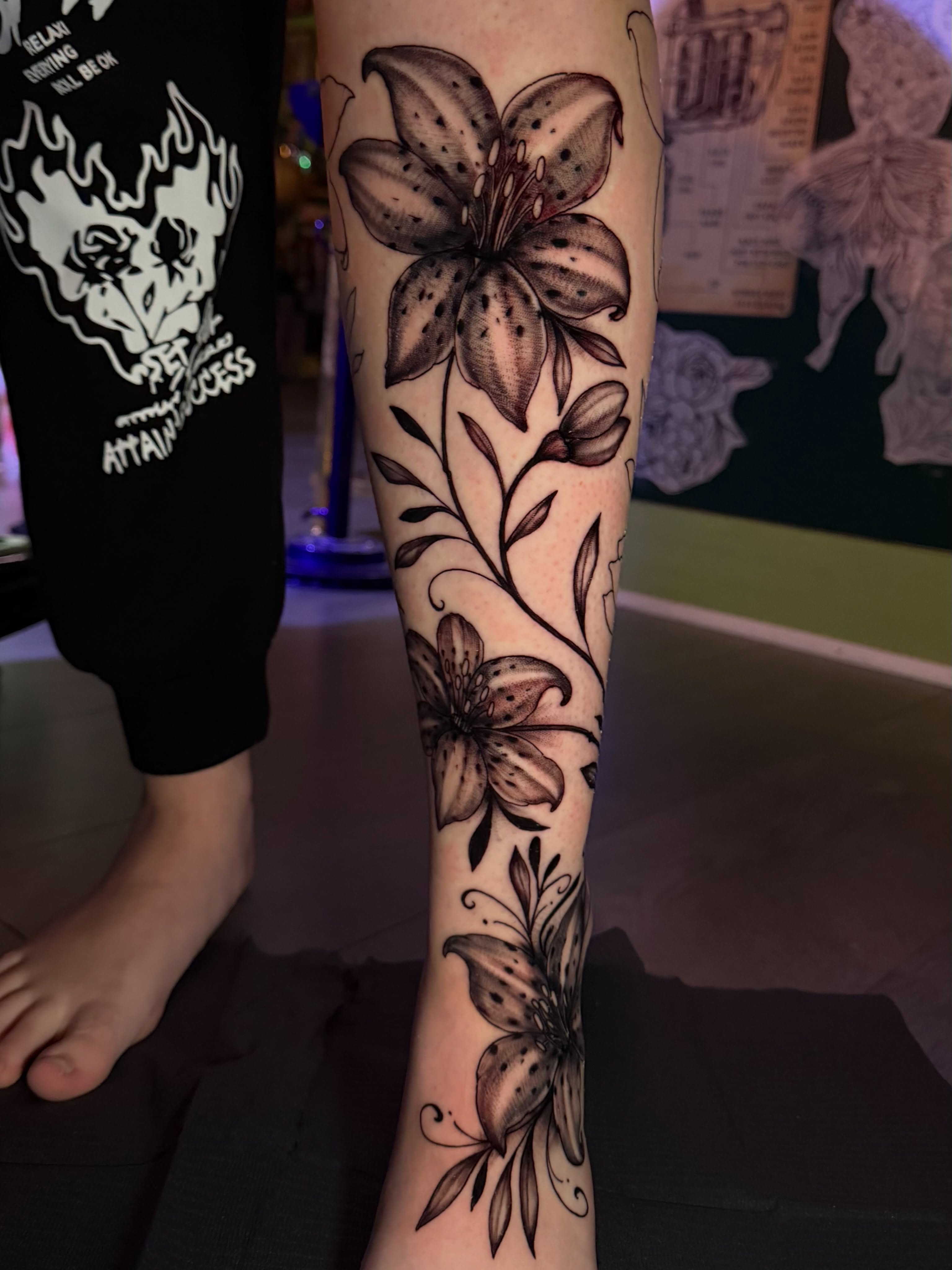 Tattoo by @kirstenlouise_tattoos — black_and_grey