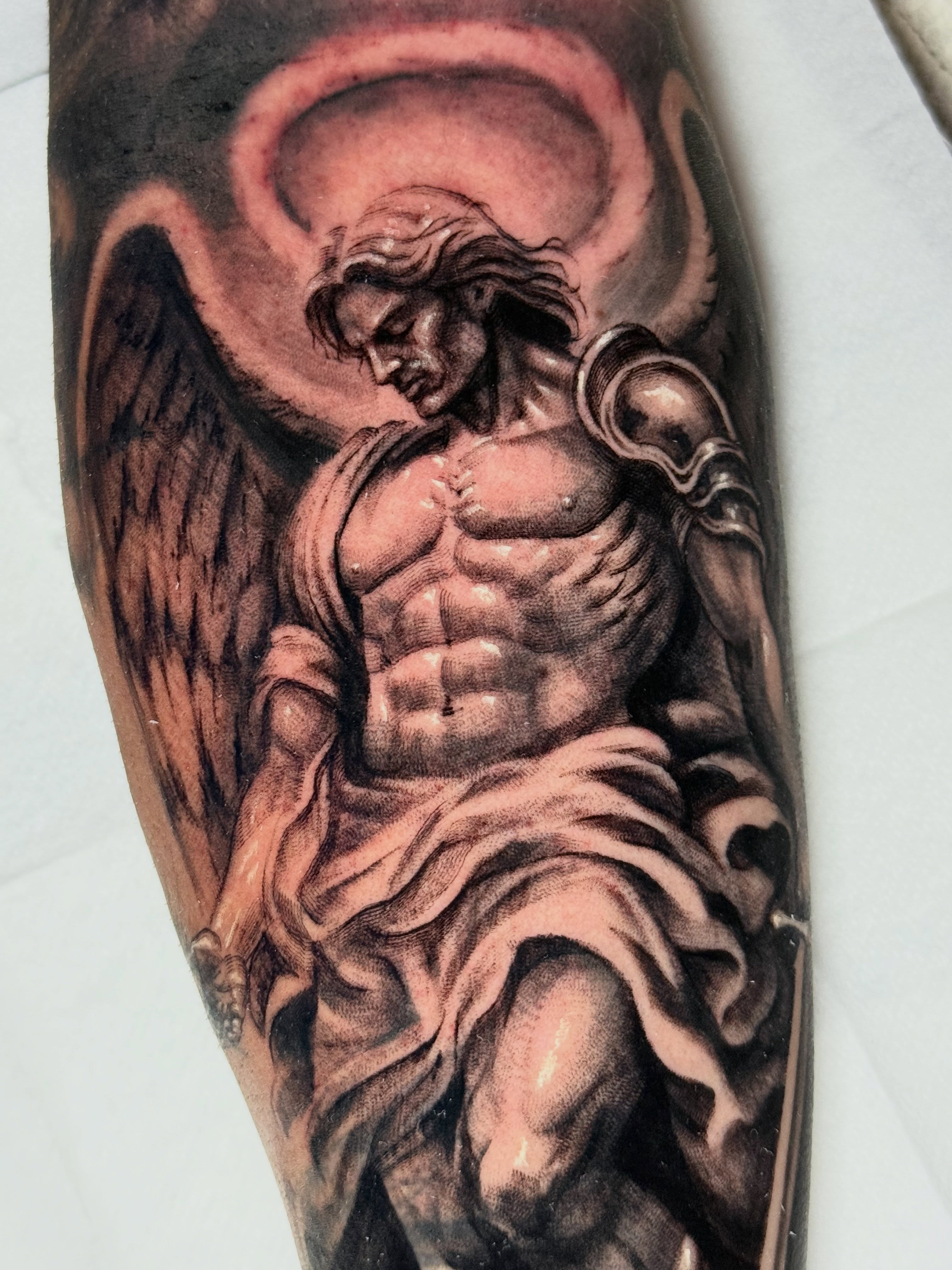Tattoo by @morgansototattoo — realism, dark_realism