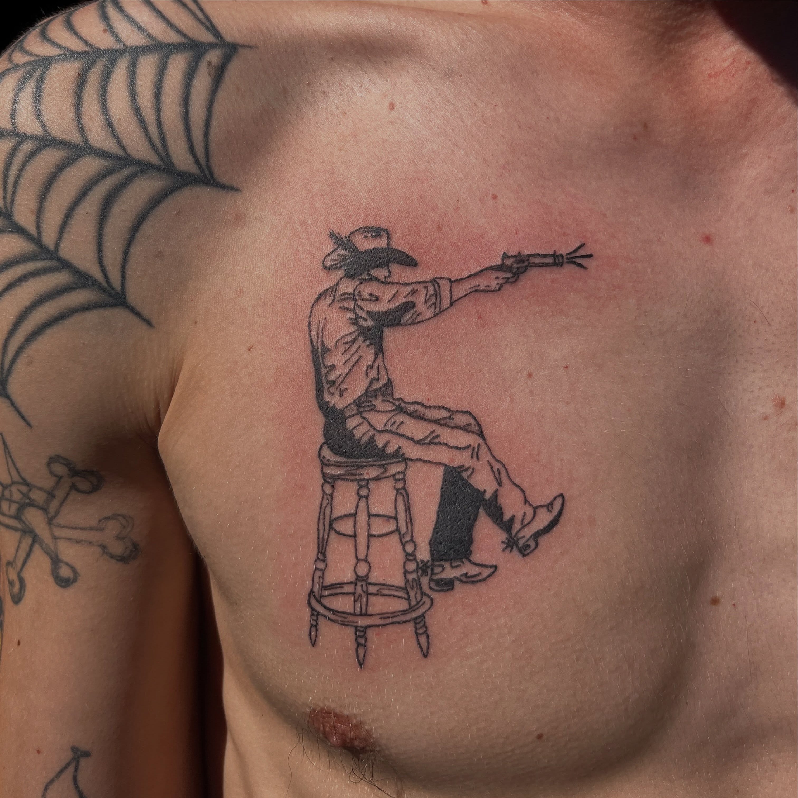 Tattoo by @inkedbymiranda — black_and_grey