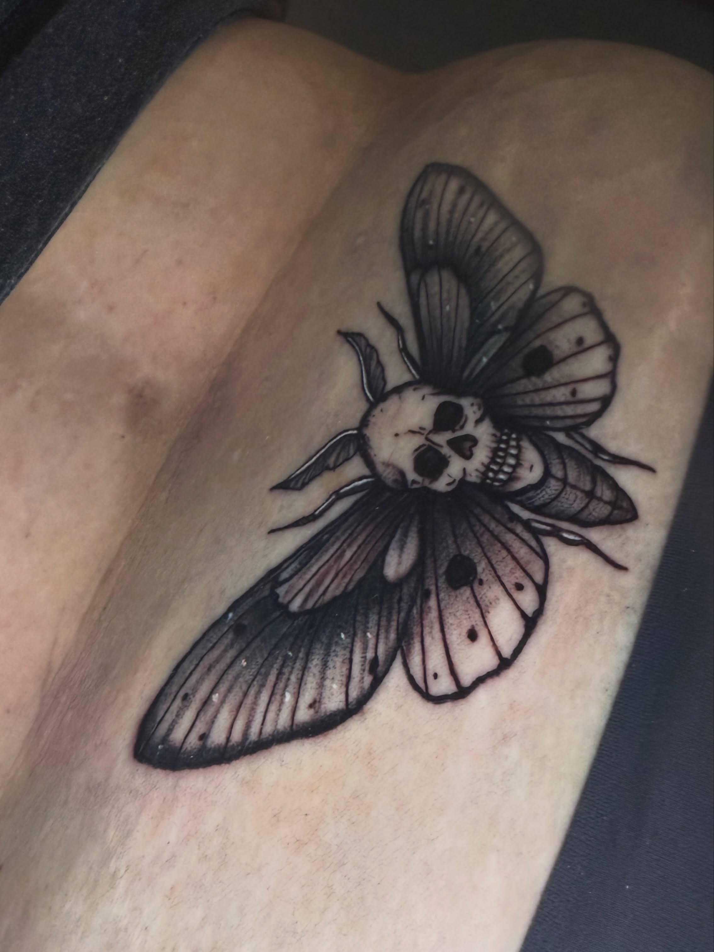 Tattoo by @kirstenlouise_tattoos — black_and_grey, realism