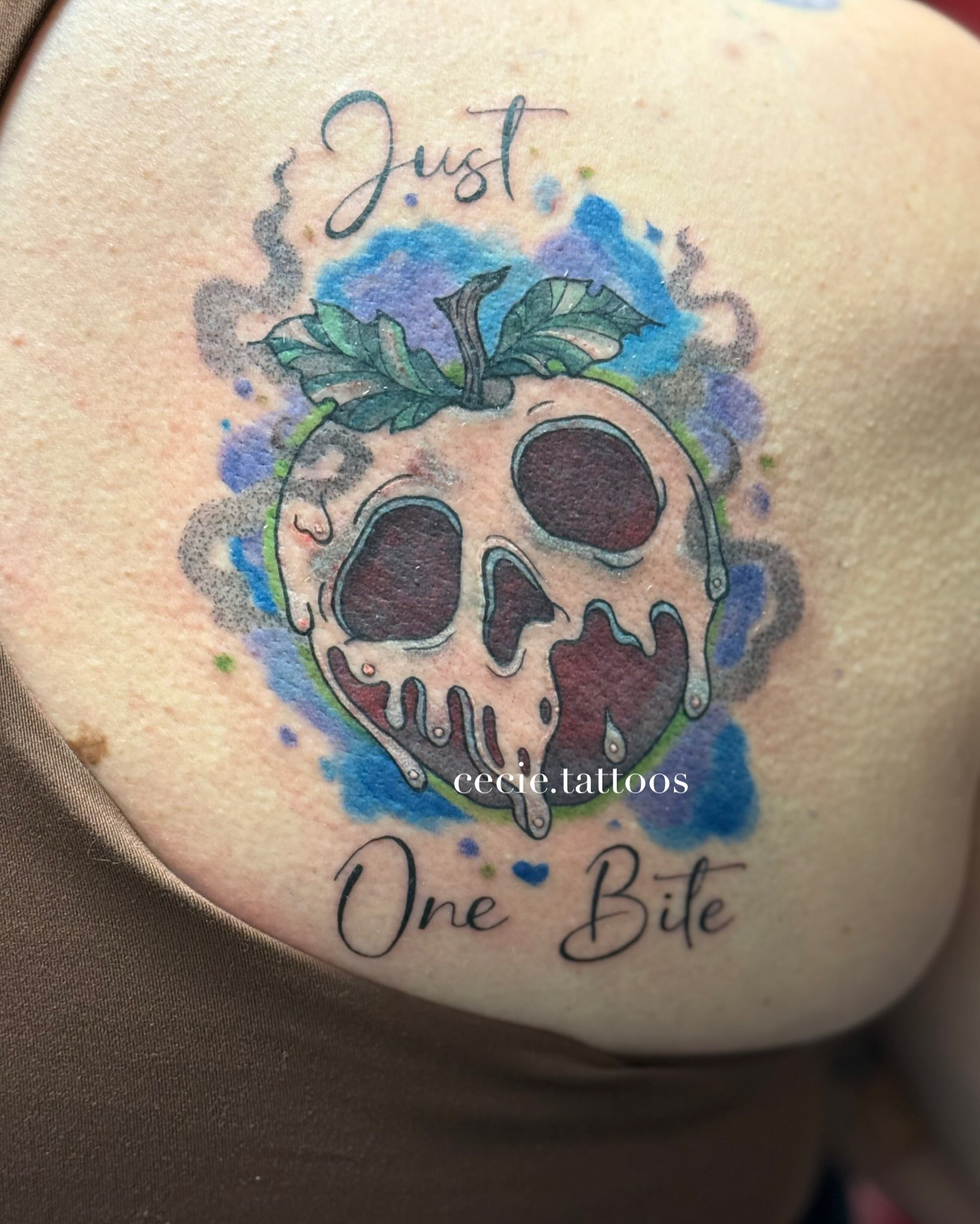 Tattoo by @cecie.tattoos — watercolor