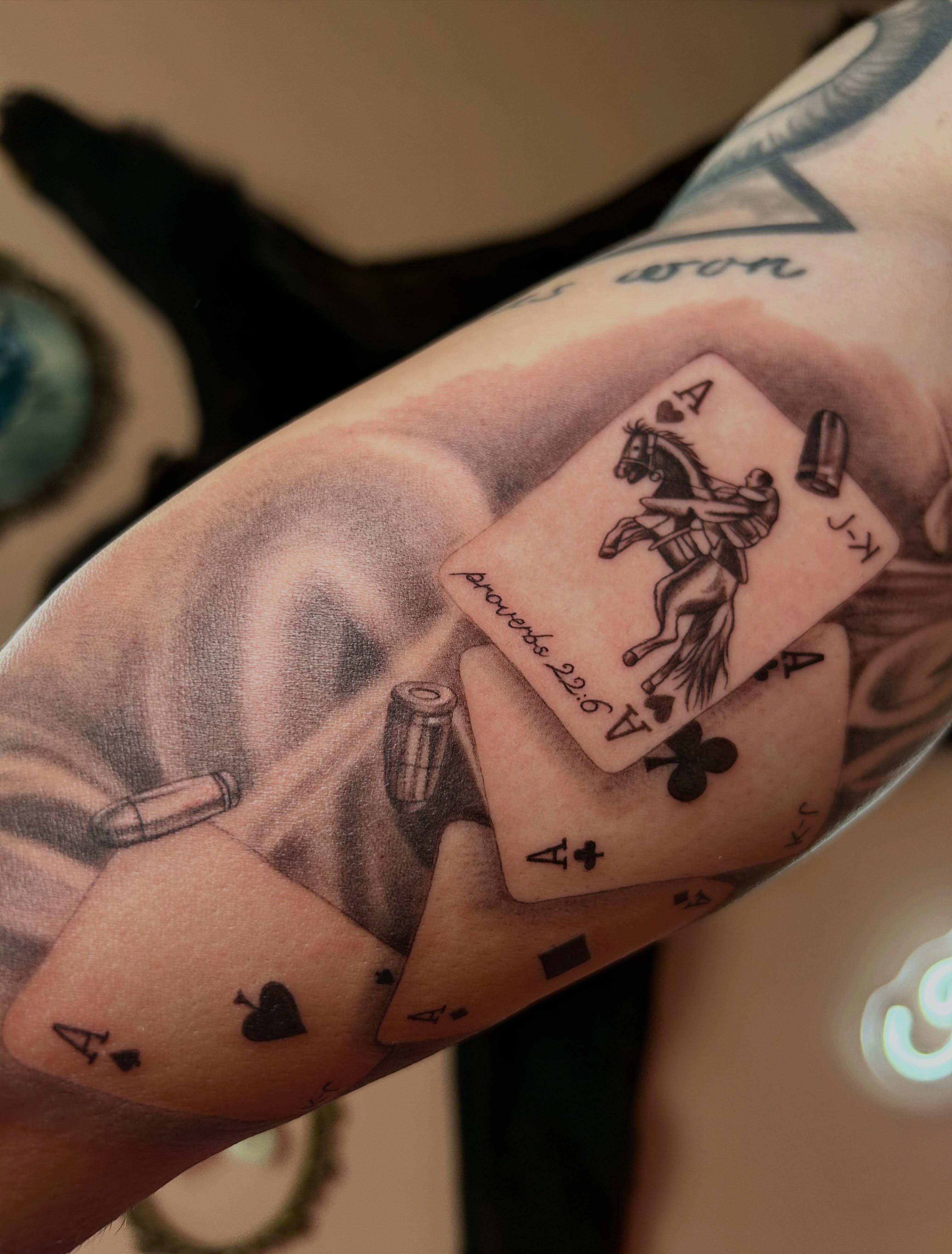Tattoo by @khloztatz — black_and_grey