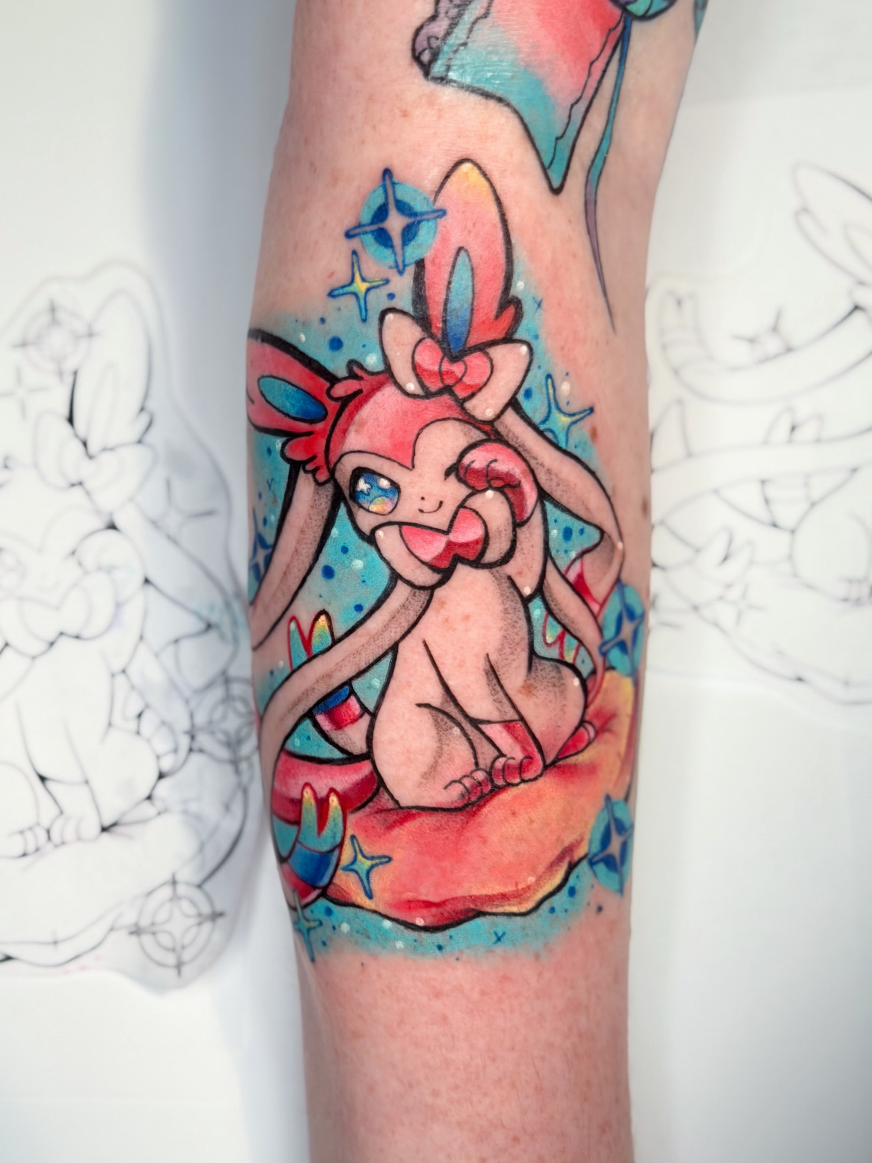 Tattoo by @nitelite.tattoos — watercolor