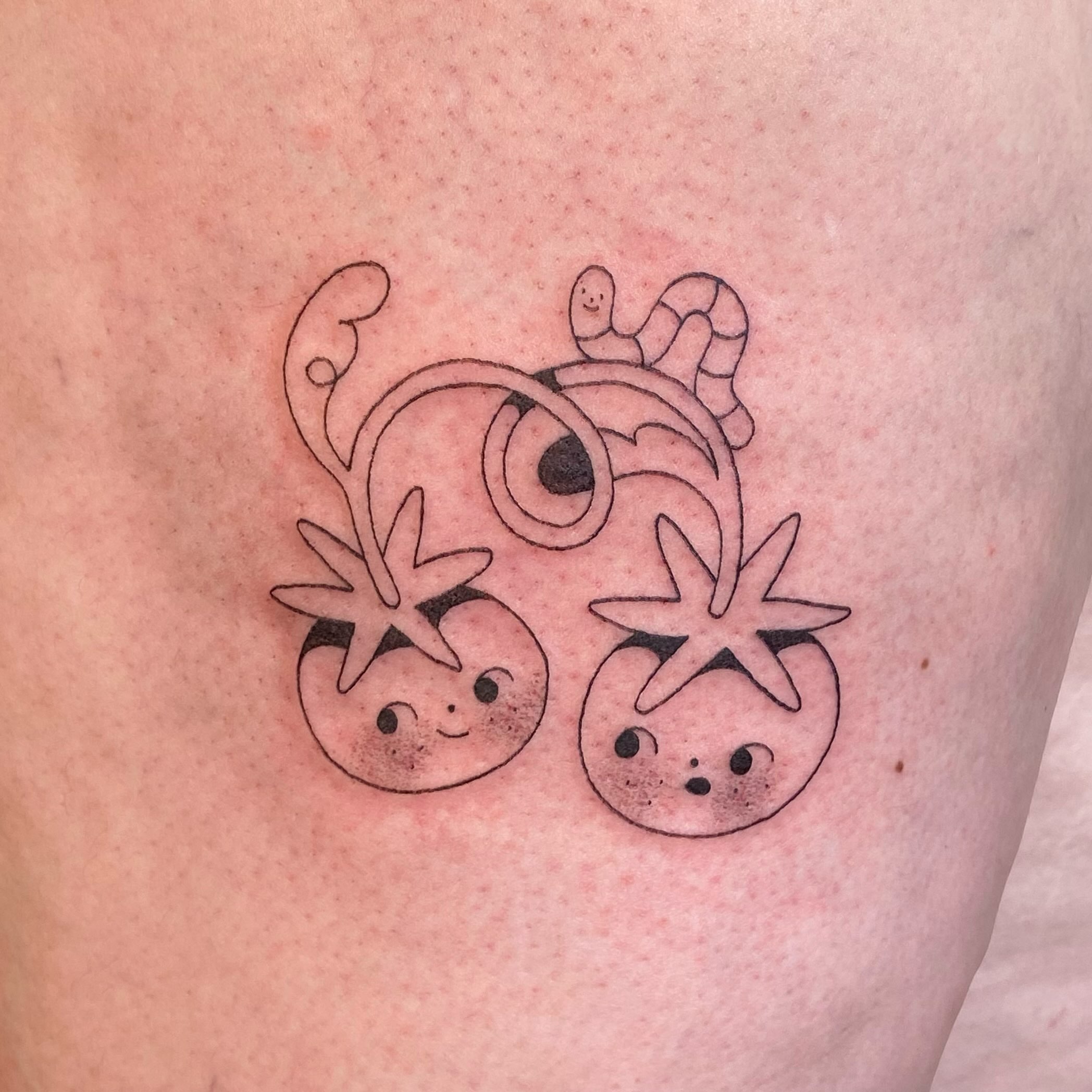 Tattoo by @pure_foolery — minimalist, dotwork
