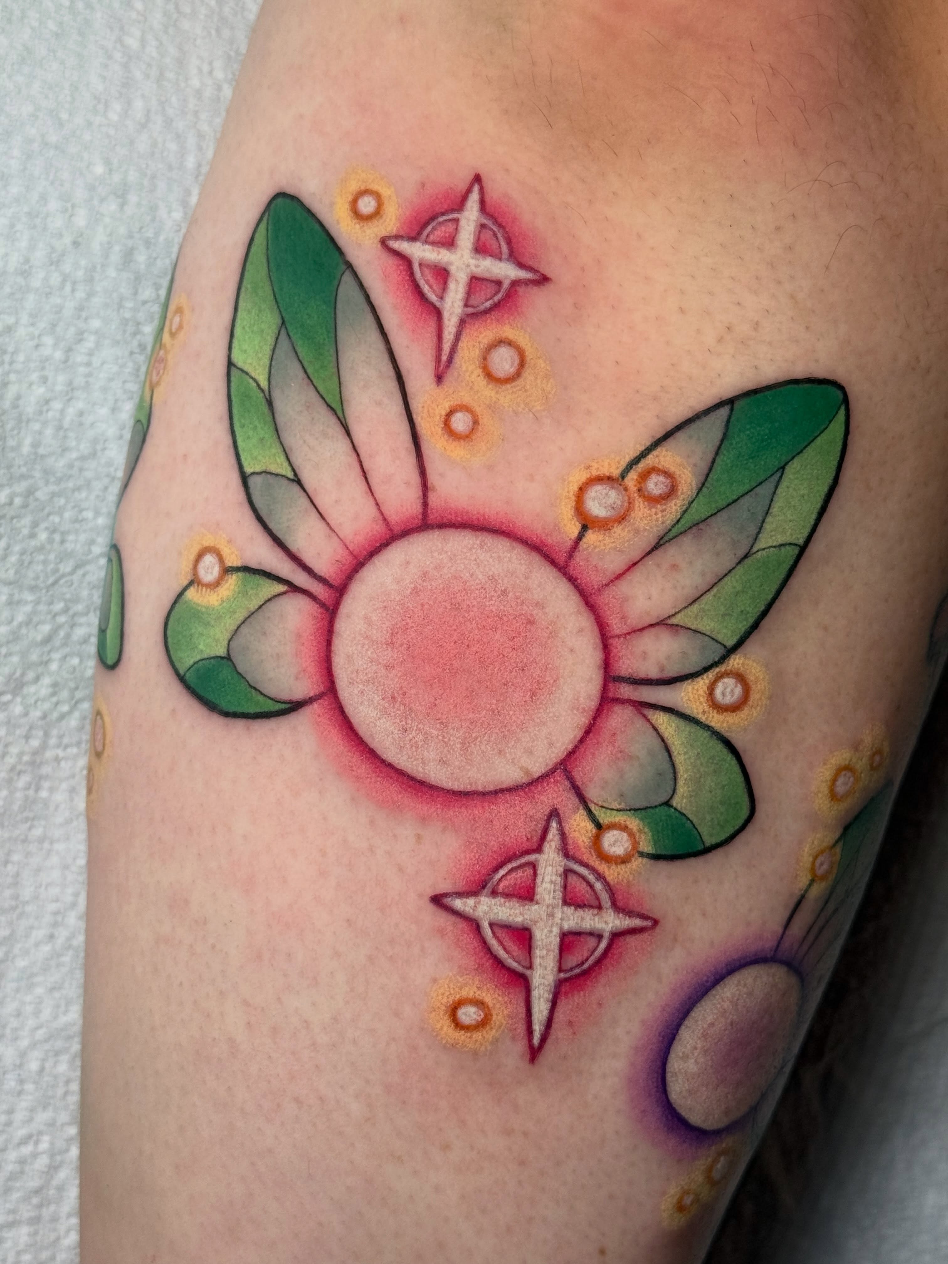 Tattoo by @dovahtattoos — american_traditional, watercolor