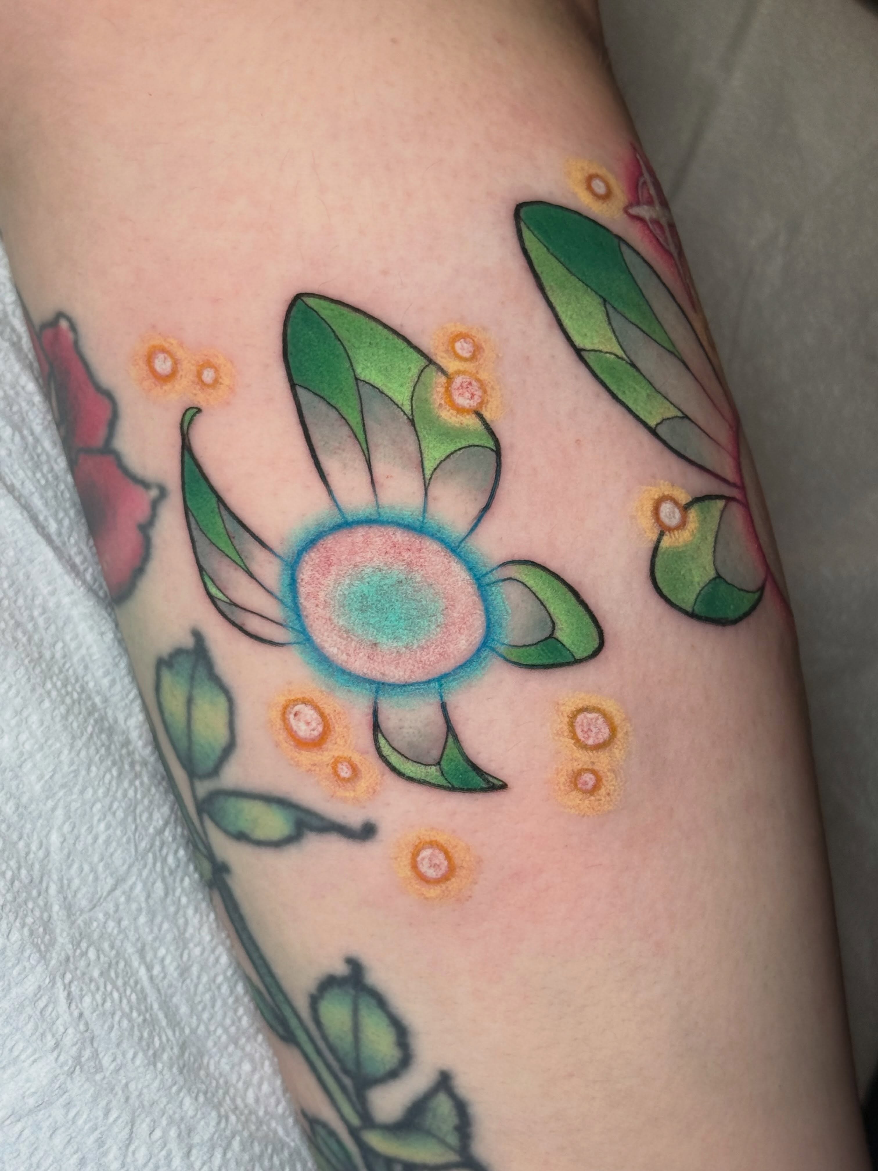 Tattoo by @dovahtattoos — new_school, watercolor