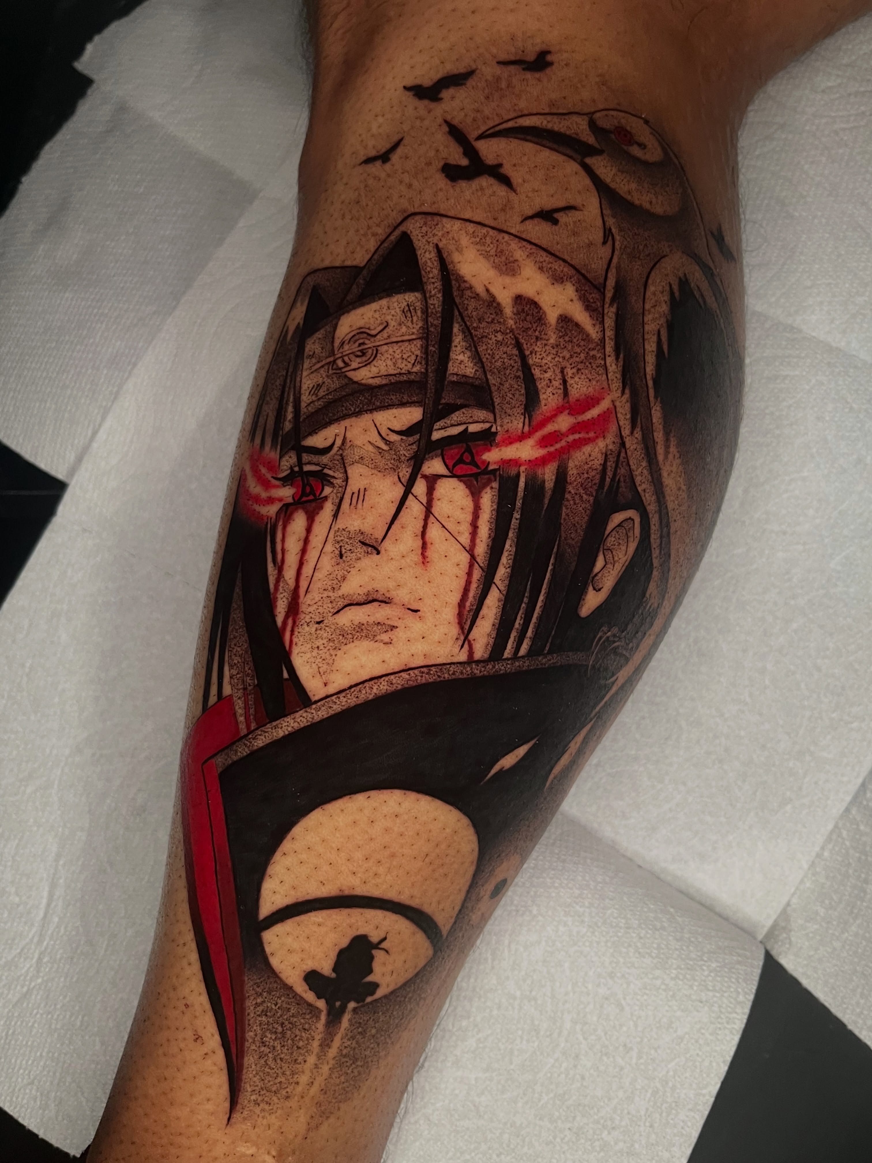 Anime character anime tattoo on the forearm by Odi ✮⋆˙, Las Vegas, Nevada