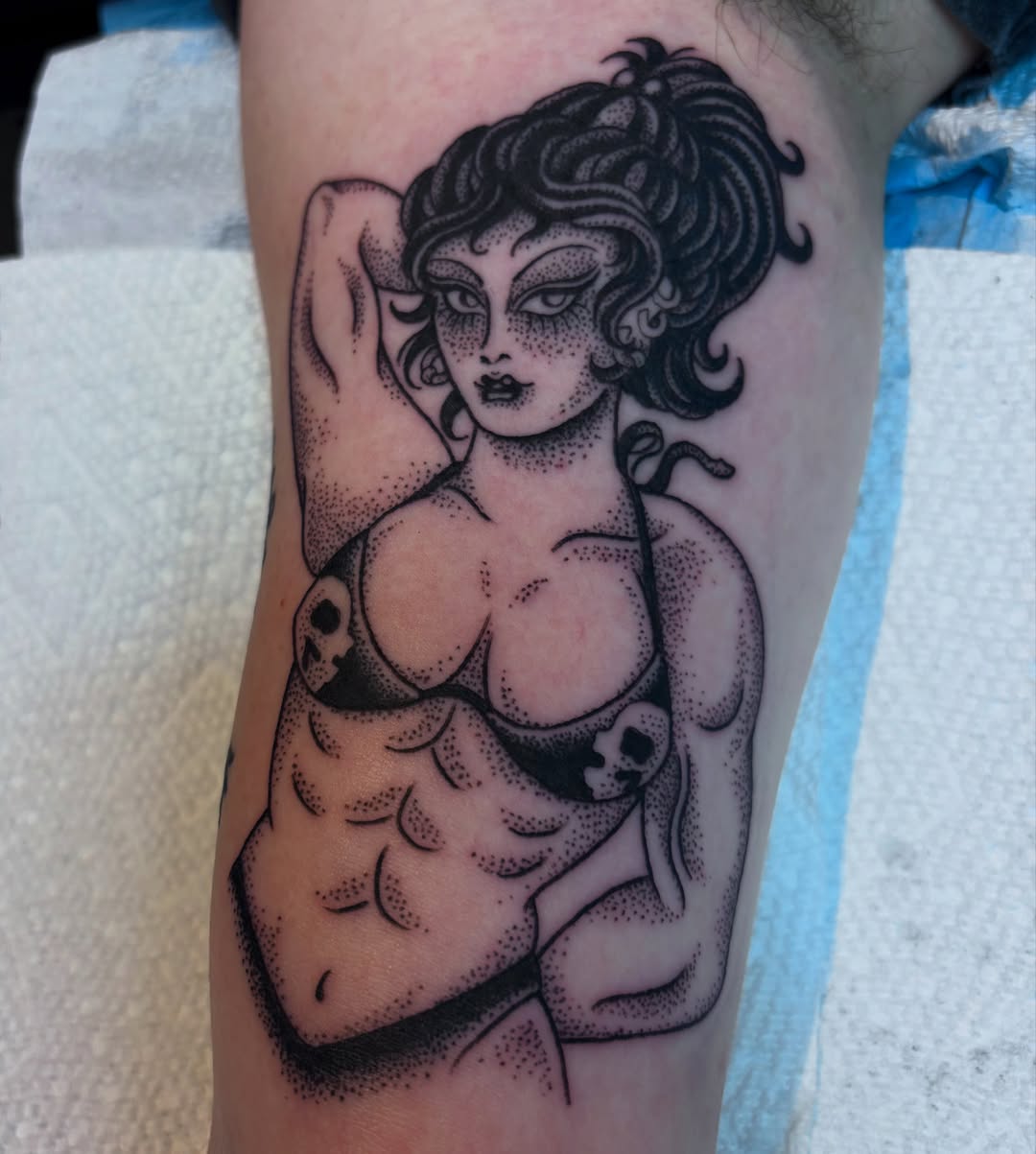 Tattoo by @evilnemec โ dotwork