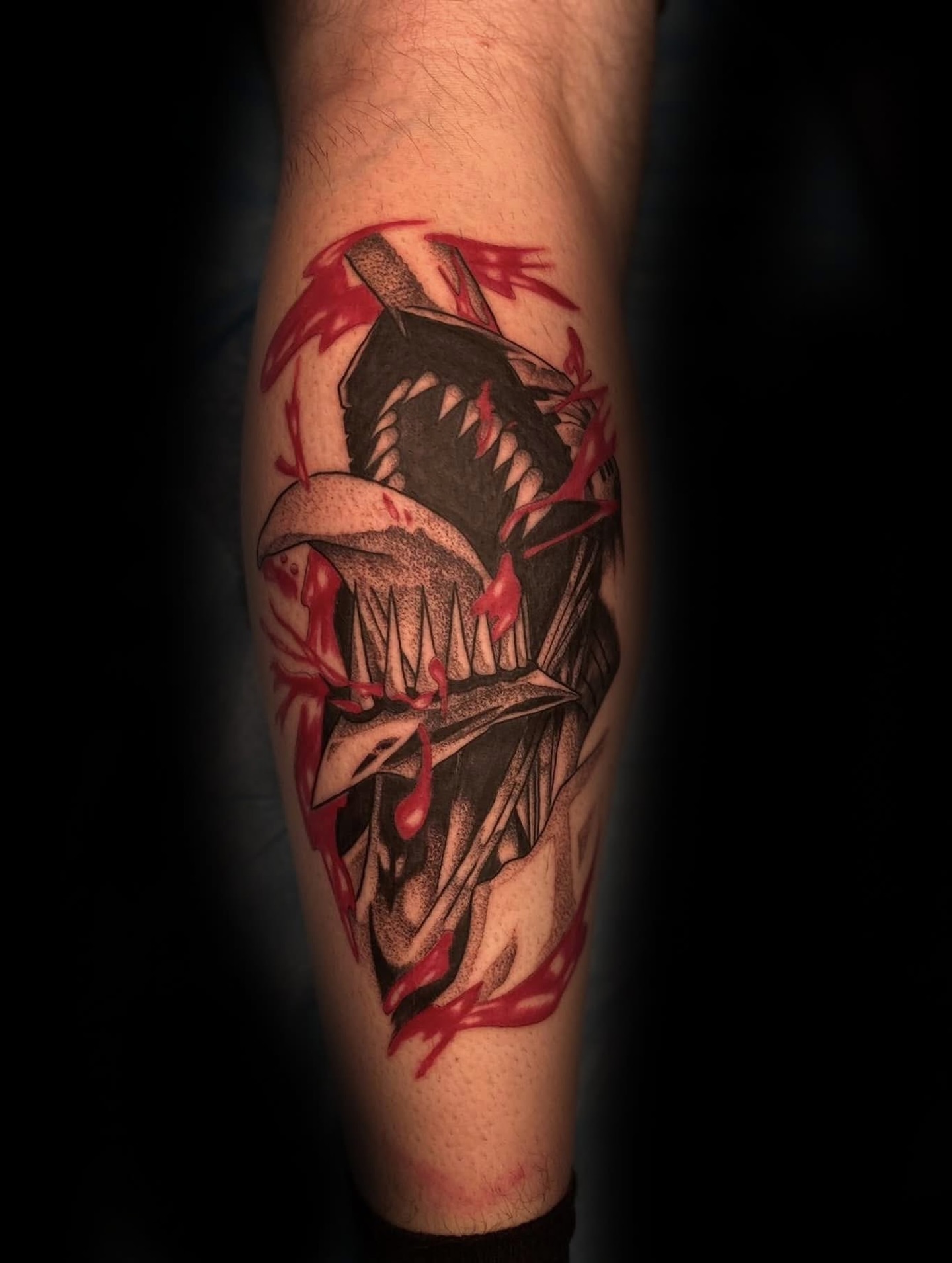Tattoo by @ryokoink — dotwork, realism