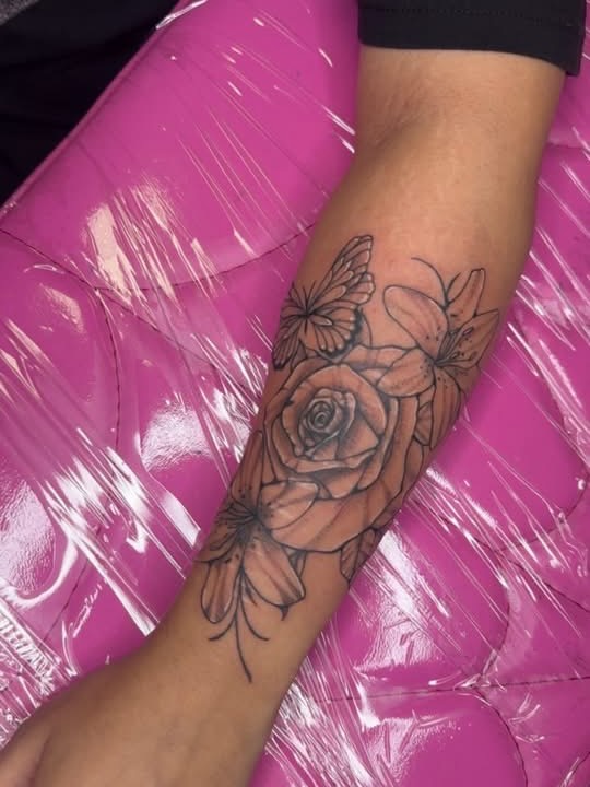 Tattoo by @pimp.myhide — black_and_grey