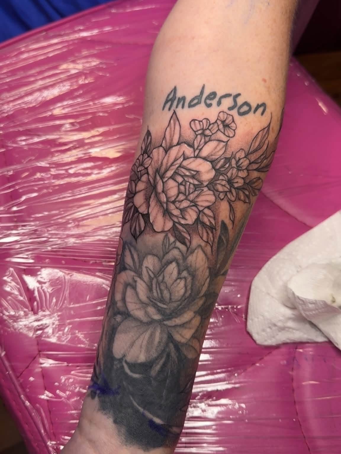 Tattoo by @pimp.myhide — black_and_grey
