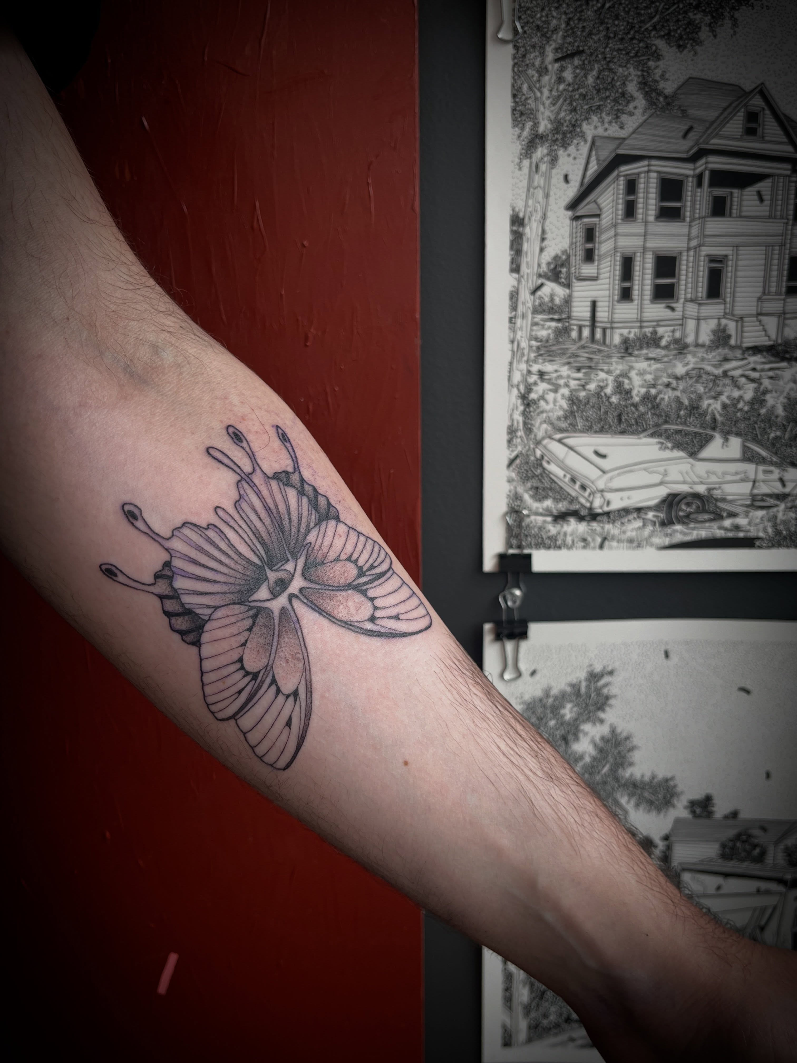 Tattoo by @fraserwright — black_and_grey