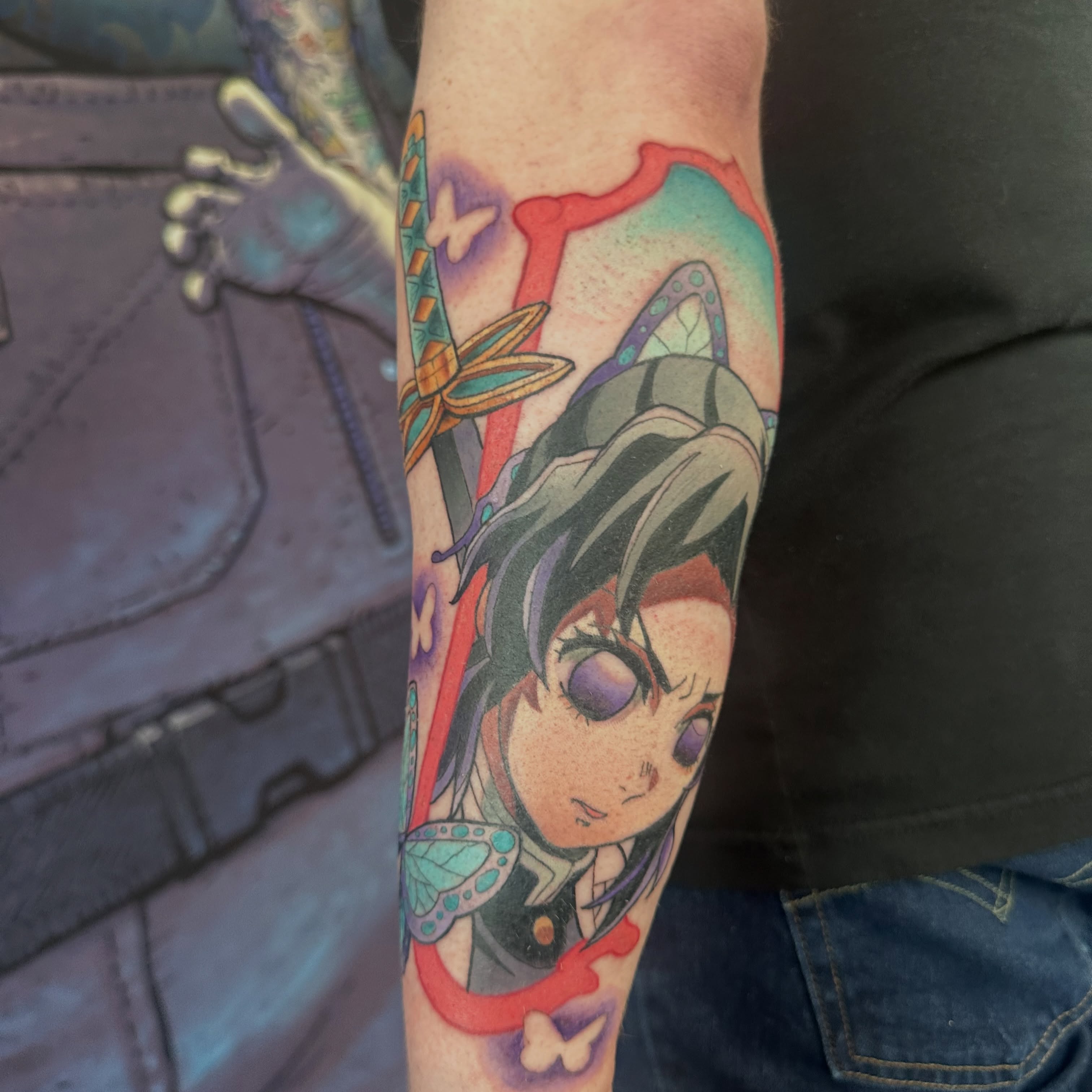 Tattoo by @leethemillennial — anime