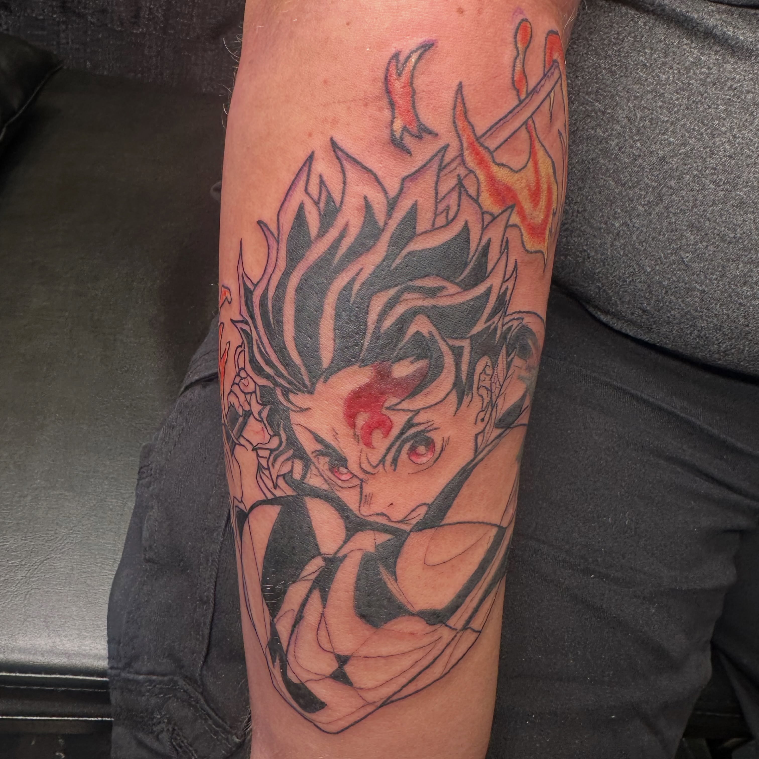 Tattoo by @leethemillennial — anime