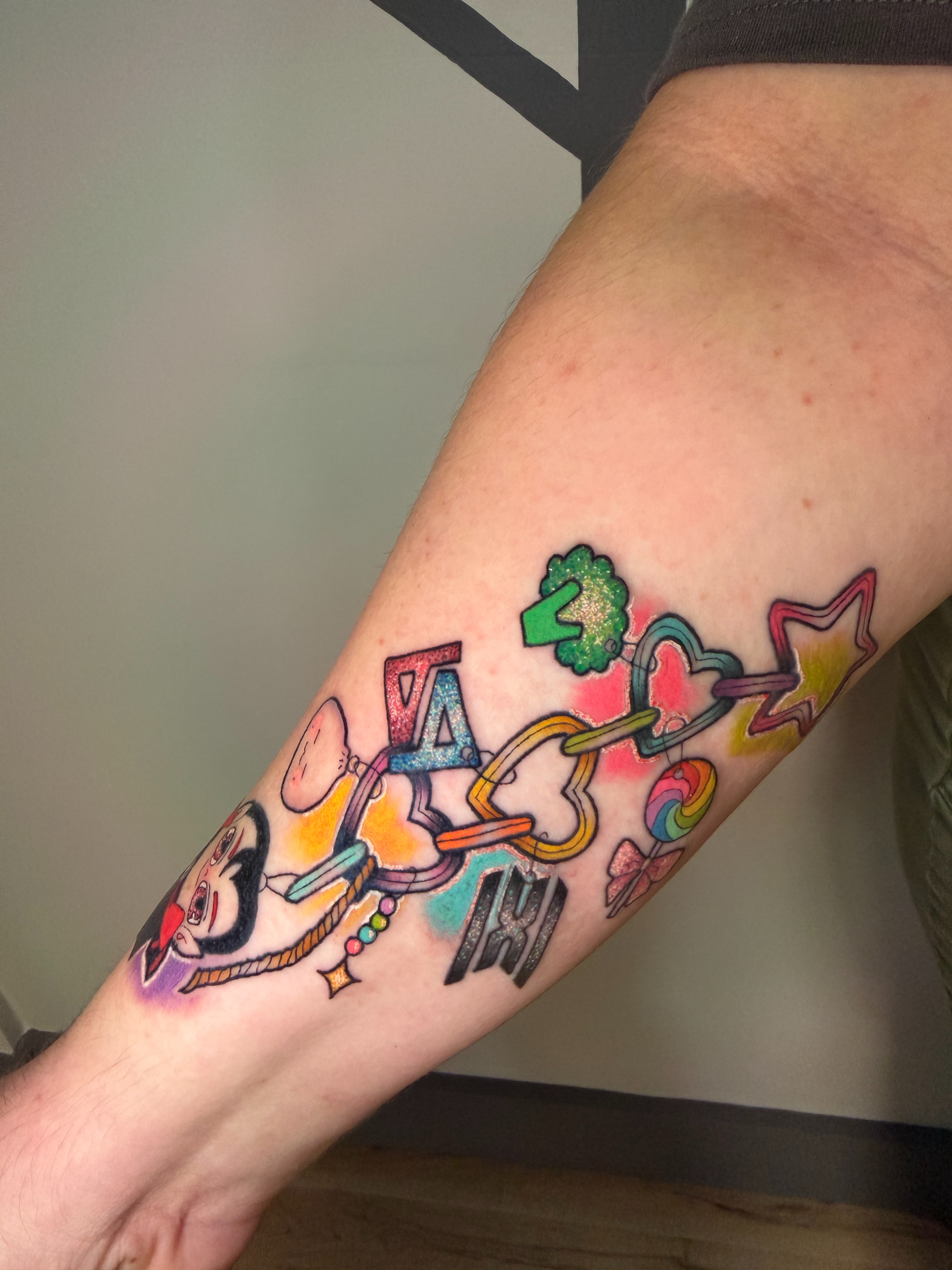 Tattoo by @trashcat.tattoos — new_school, illustrative