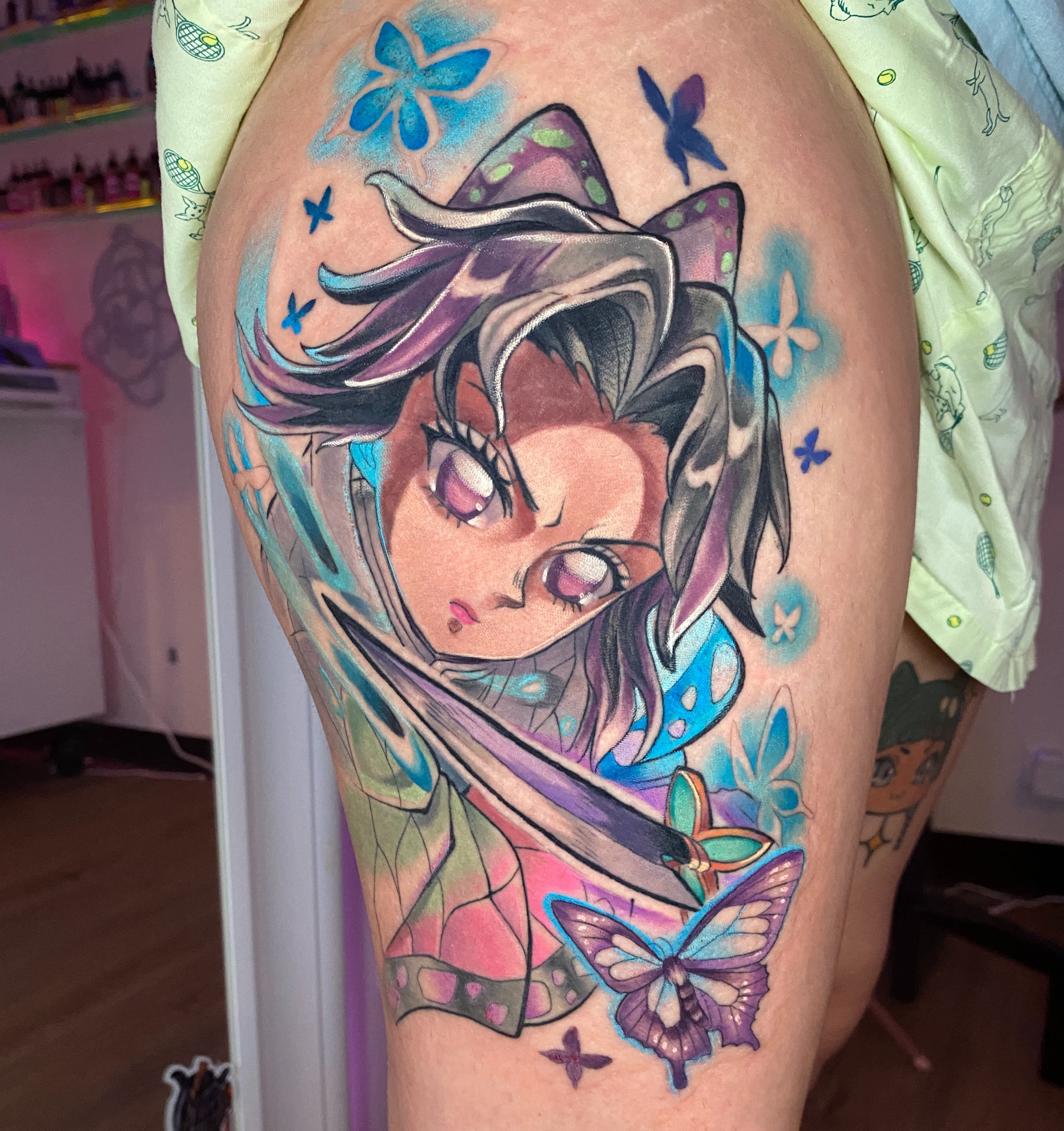 Tattoo by @amyporterart — anime, illustrative