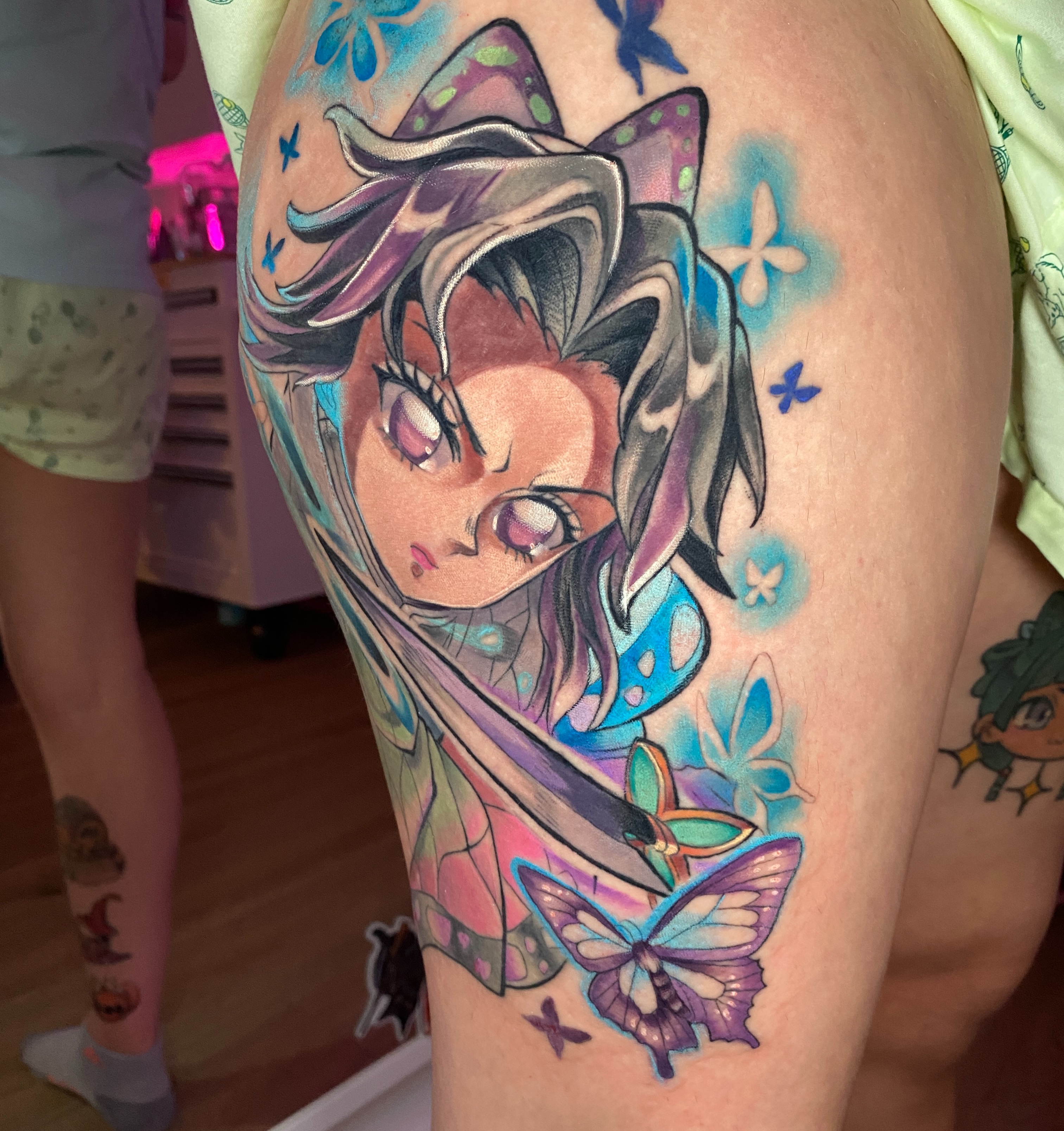 Tattoo by @amyporterart — anime, illustrative