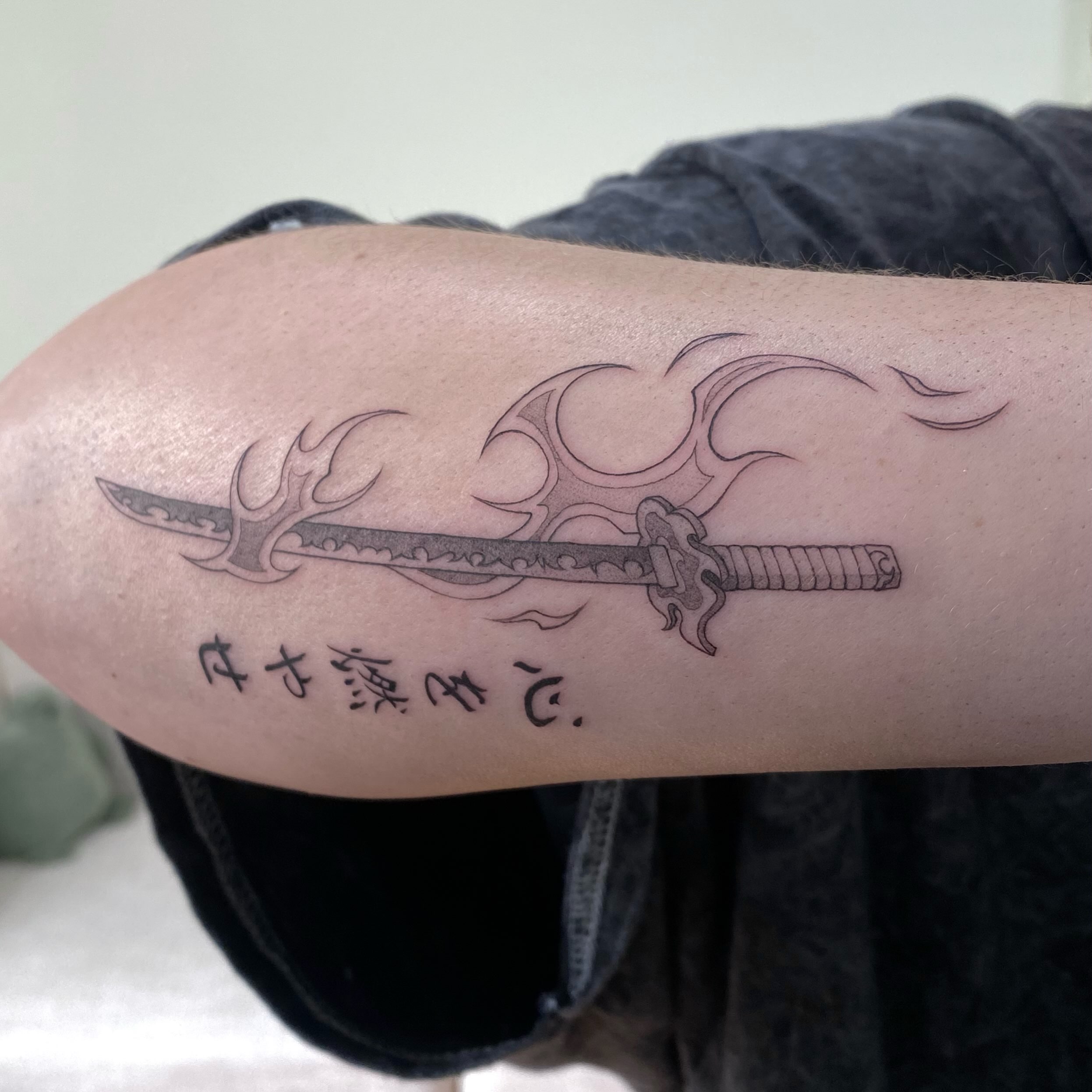 Tattoo by @lunafterdark.tattoos — black_and_grey