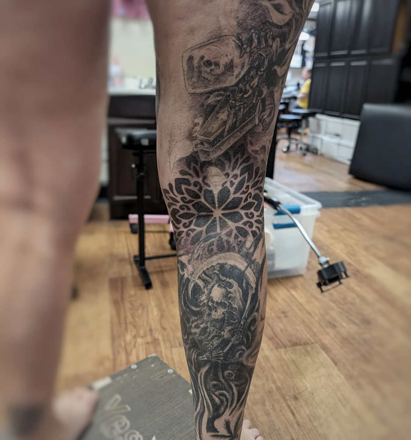 Tattoo by @graffitilostpdx โ black_and_grey, realism