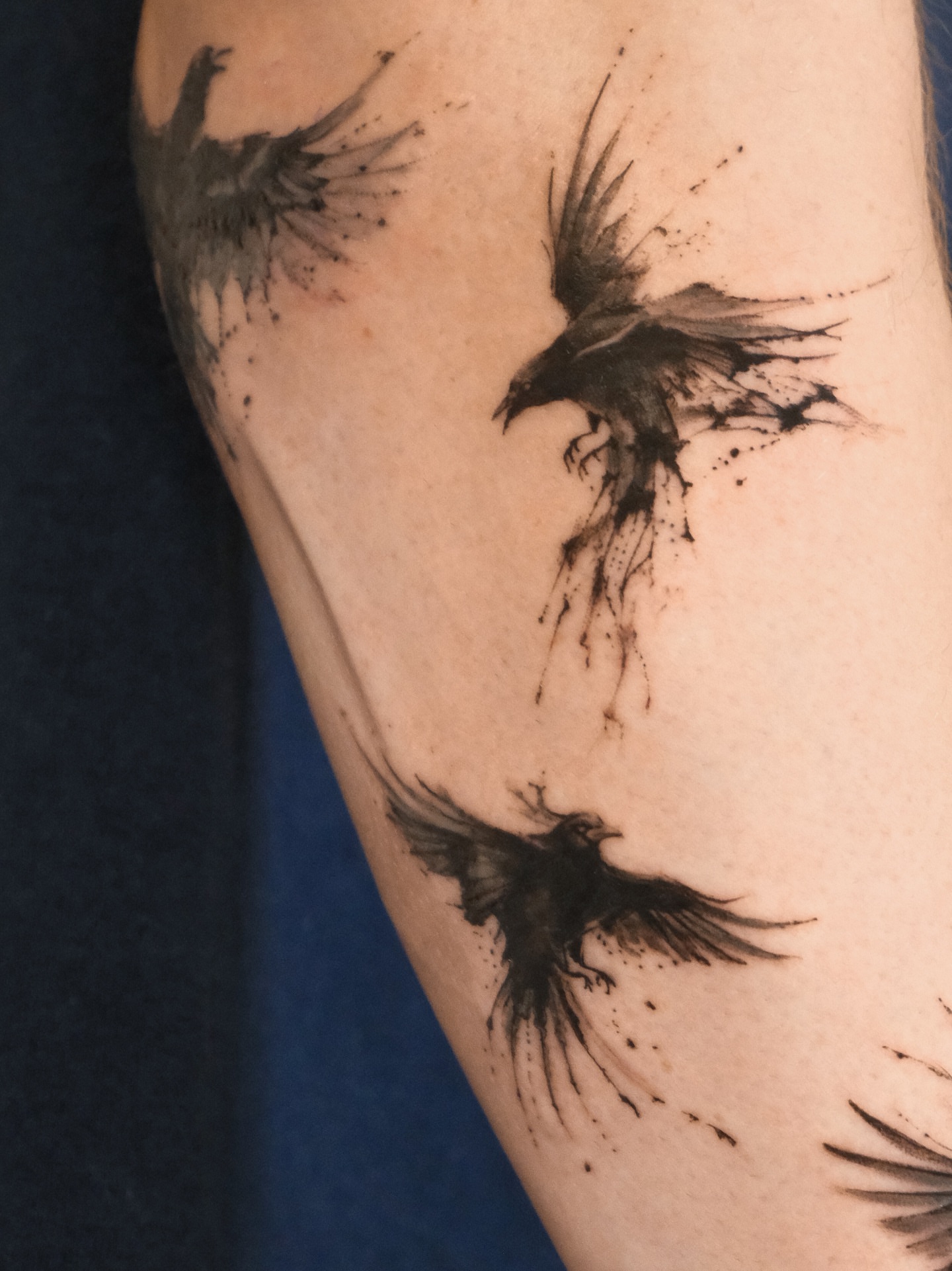 Tattoo by @viento_tattoos โ dotwork, black_and_grey