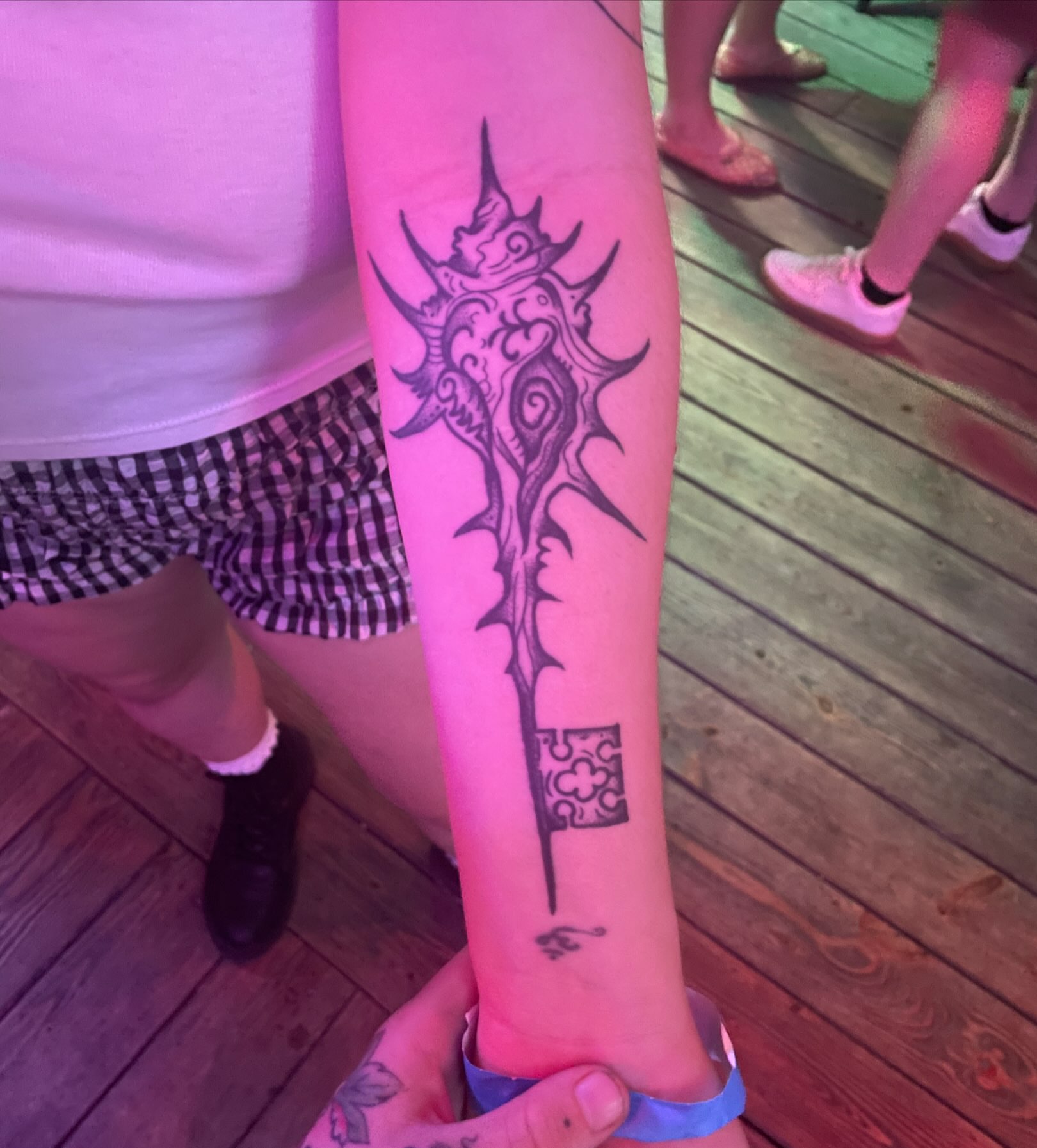 Tattoo by @lainyloutattoo — black_and_grey