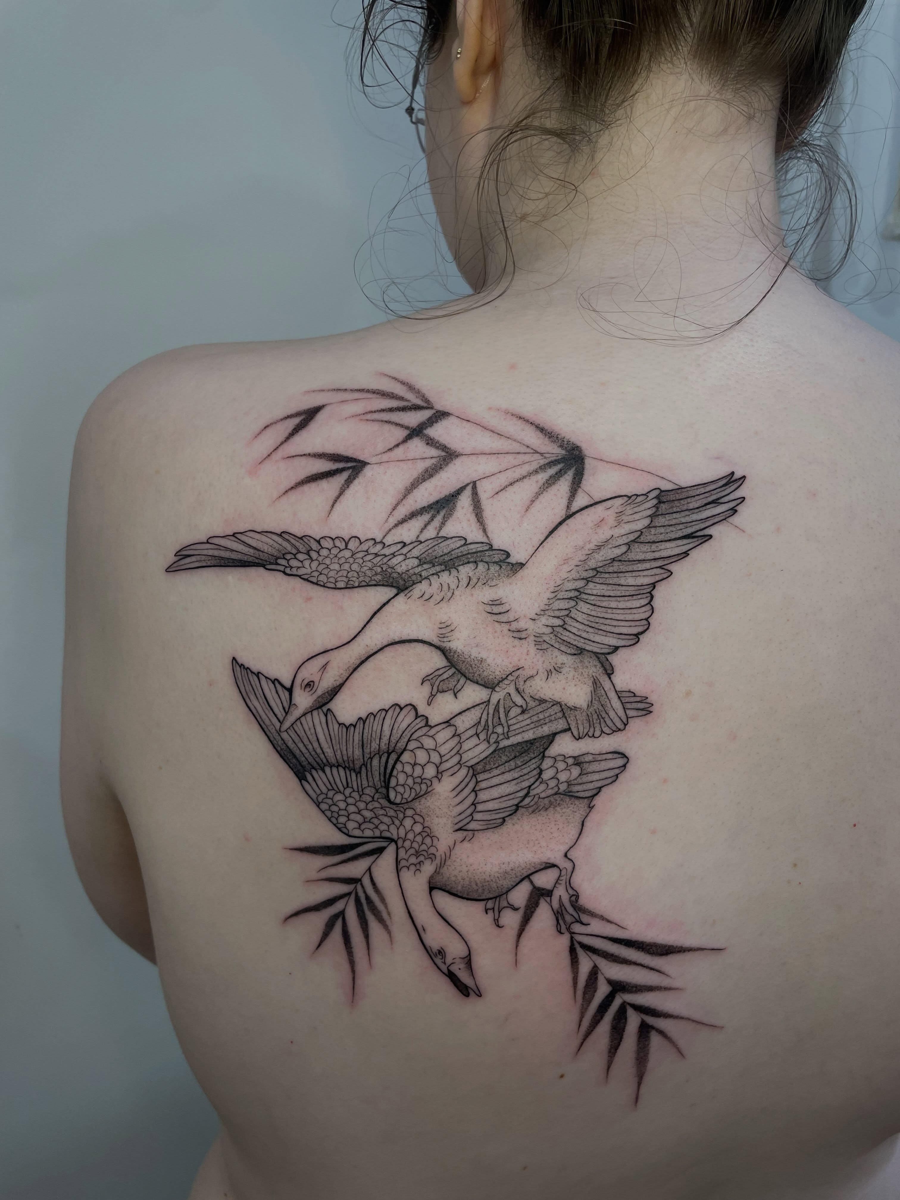 Tattoo by @ghostlypokes — black_and_grey, realism