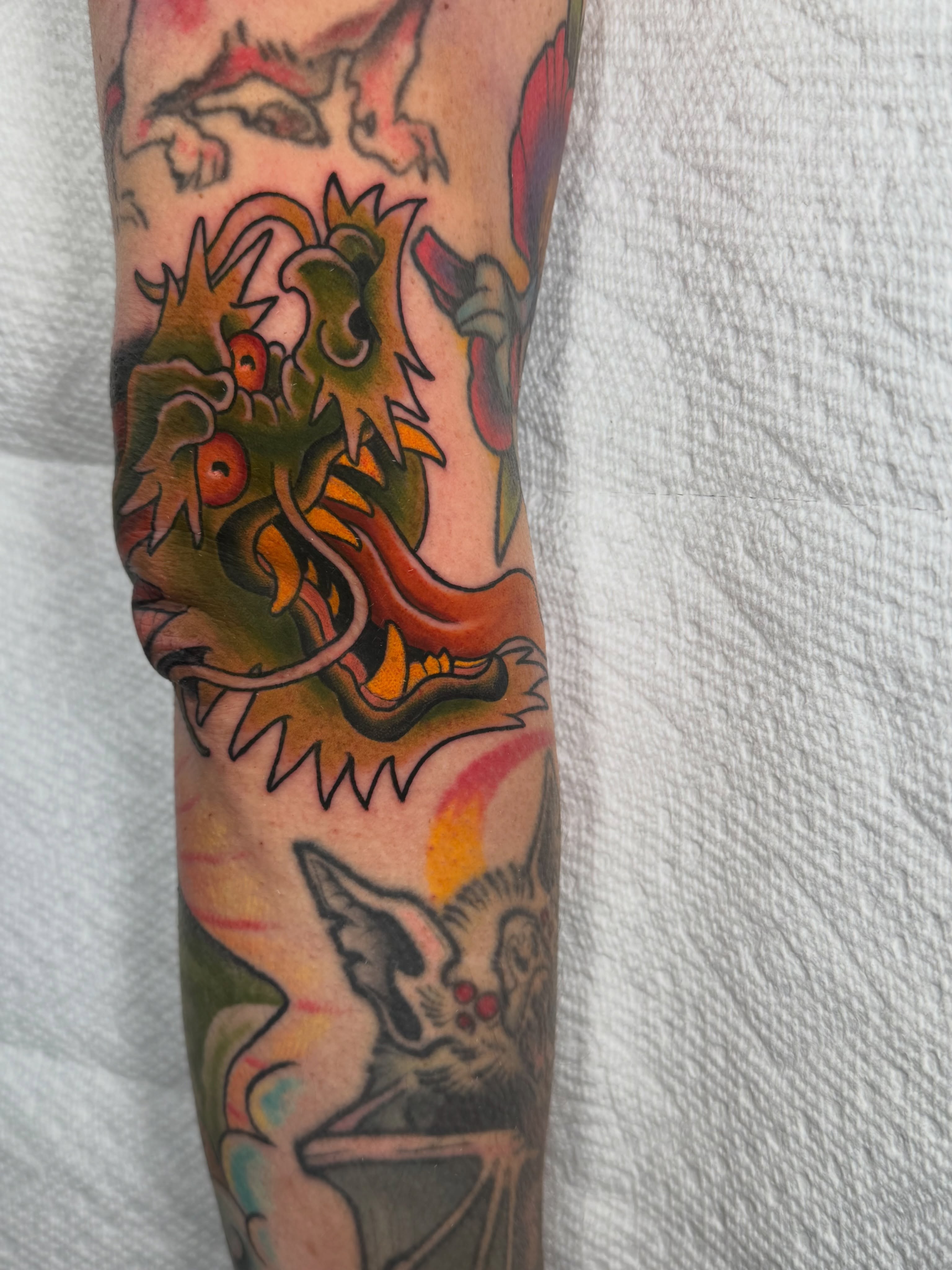 Tattoo by @untoldbywhom — american_traditional, dotwork