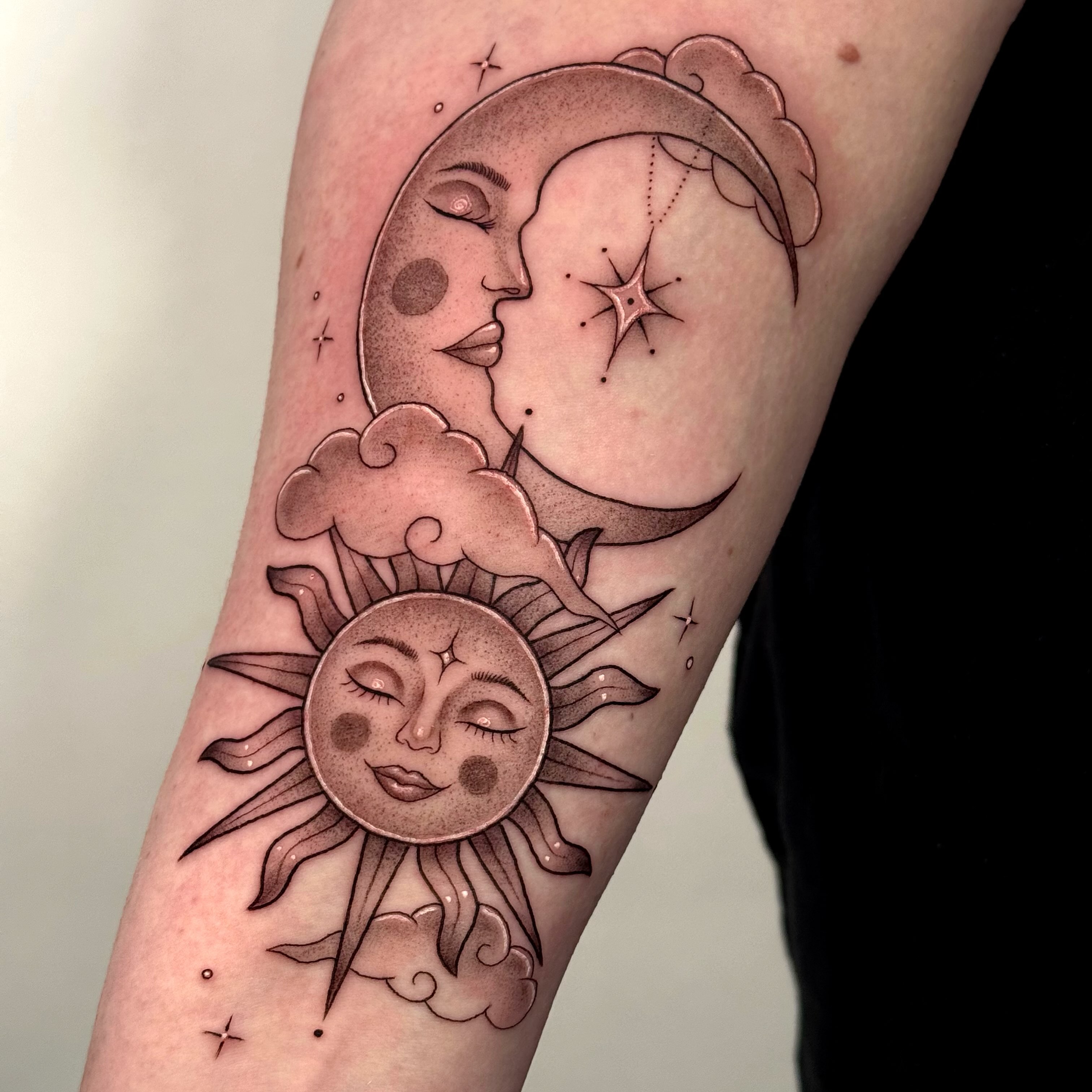 Tattoo by @inkbyleah_ — black_and_grey