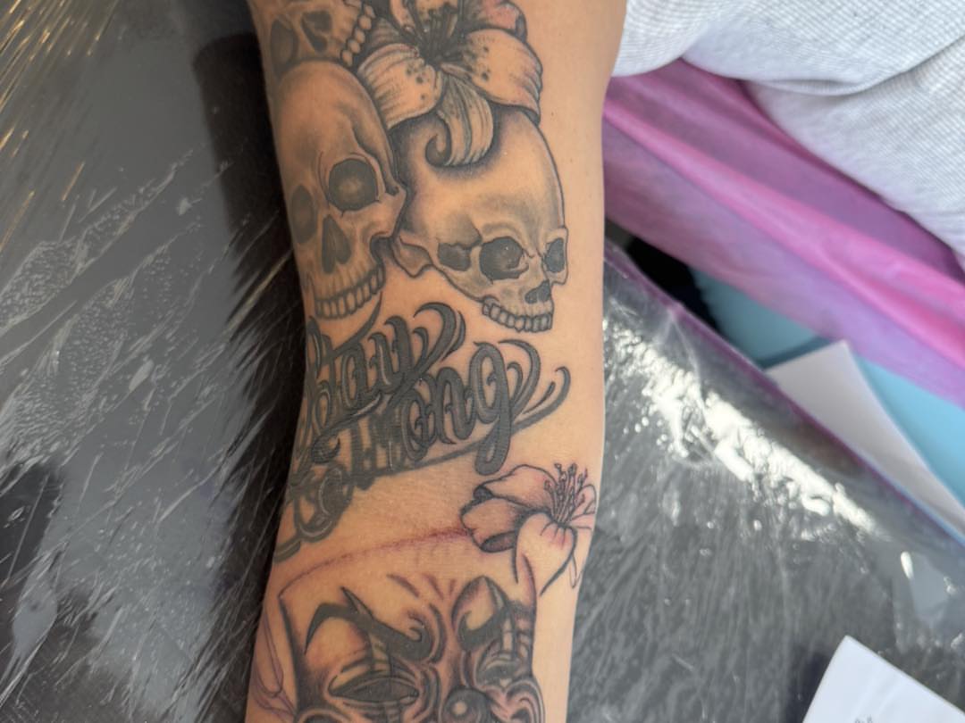 Tattoo by @babydolltats โ black_and_grey