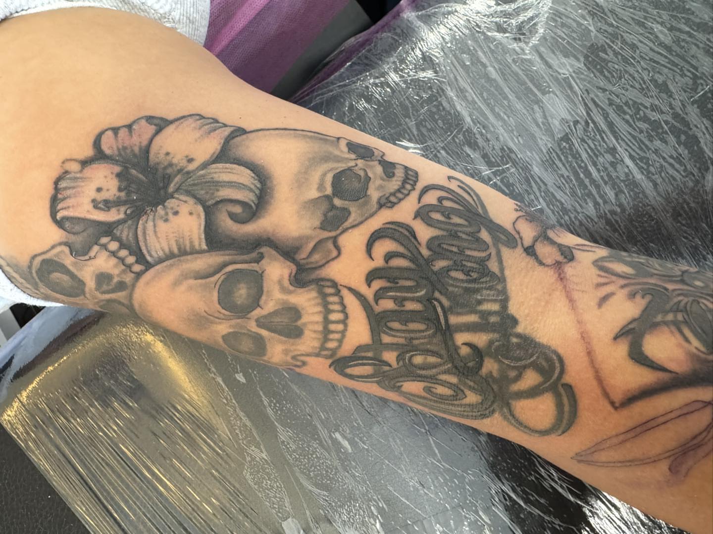Tattoo by @babydolltats โ black_and_grey, realism