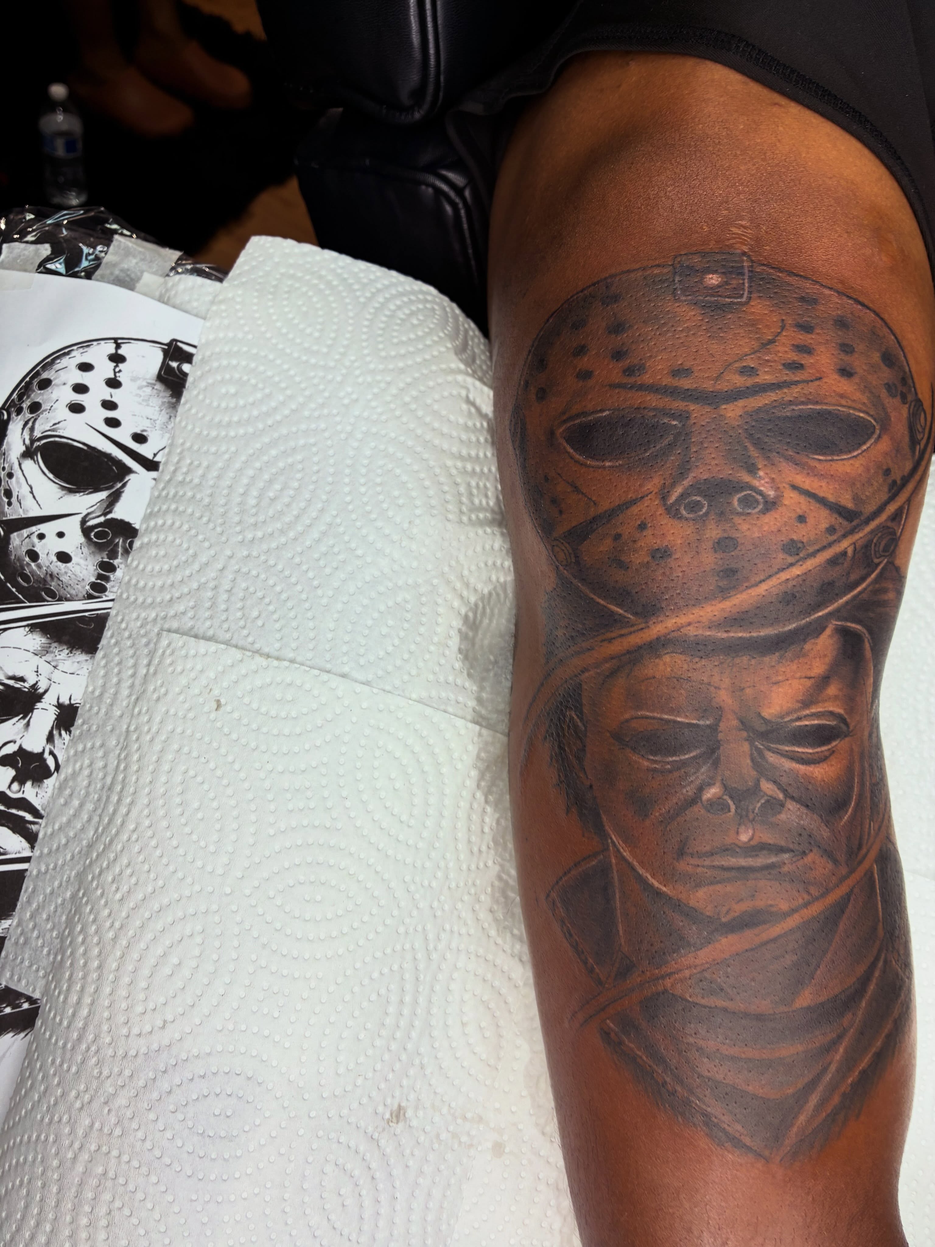 Tattoo by @bizzarreink — dotwork, realism