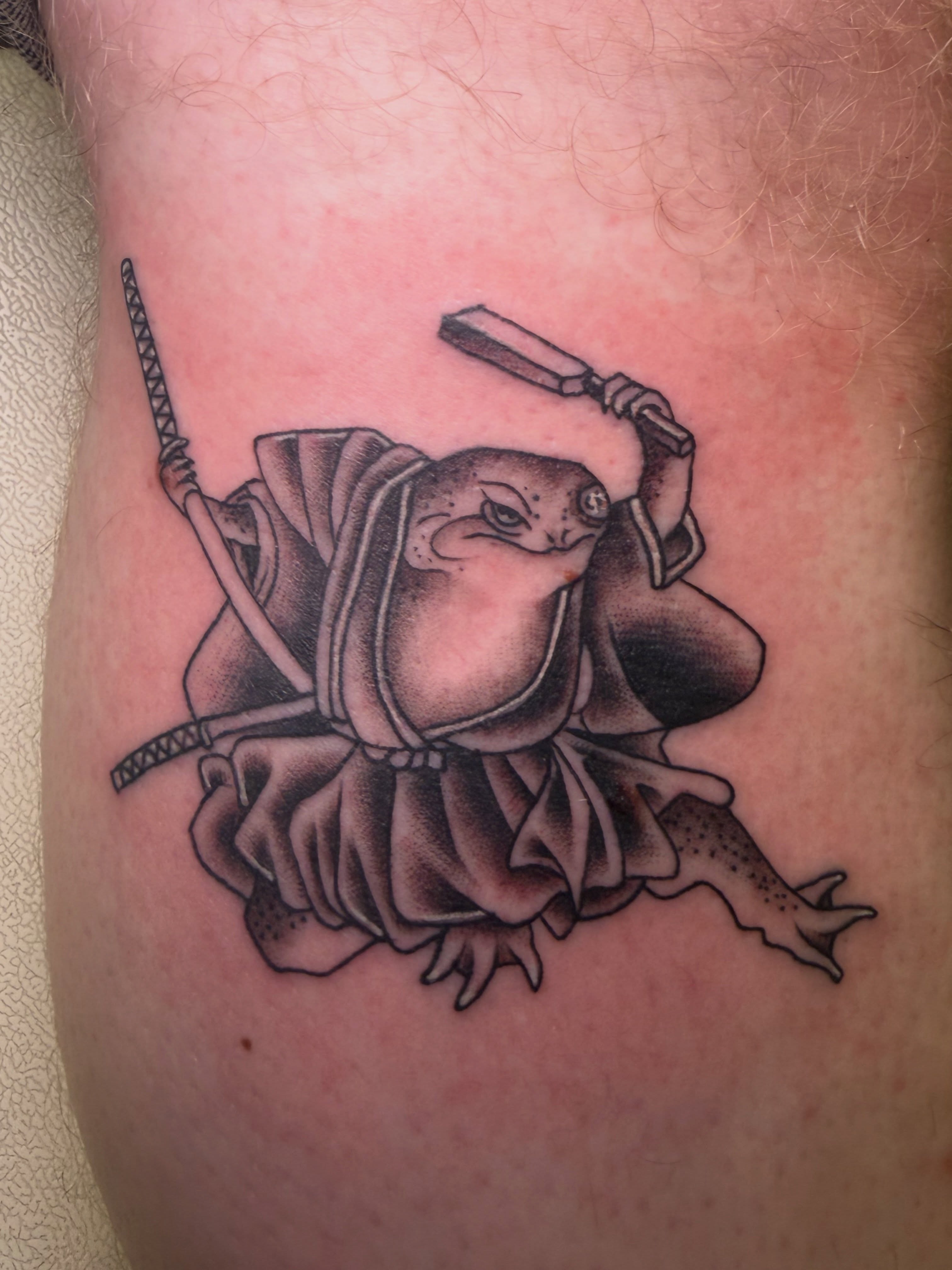 Tattoo by @milesdeoring — black_and_grey, realism
