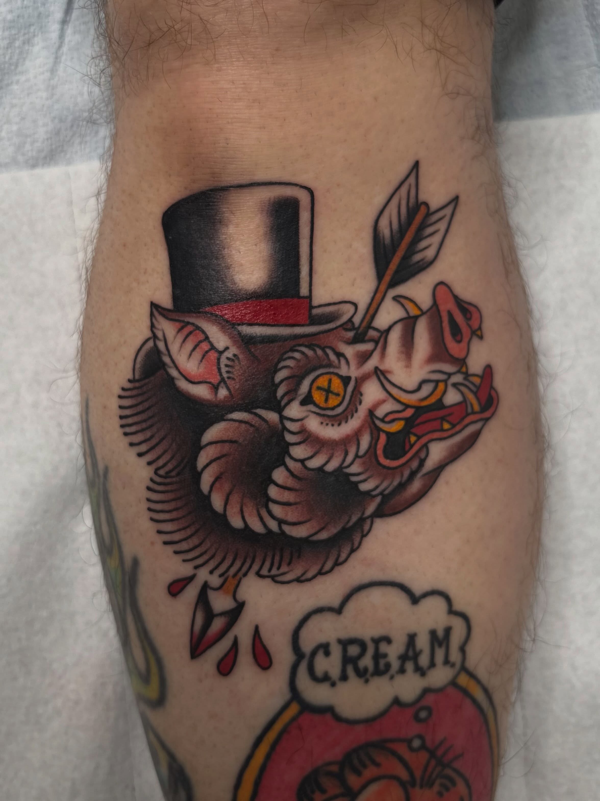 Tattoo by @pembrlily — american_traditional