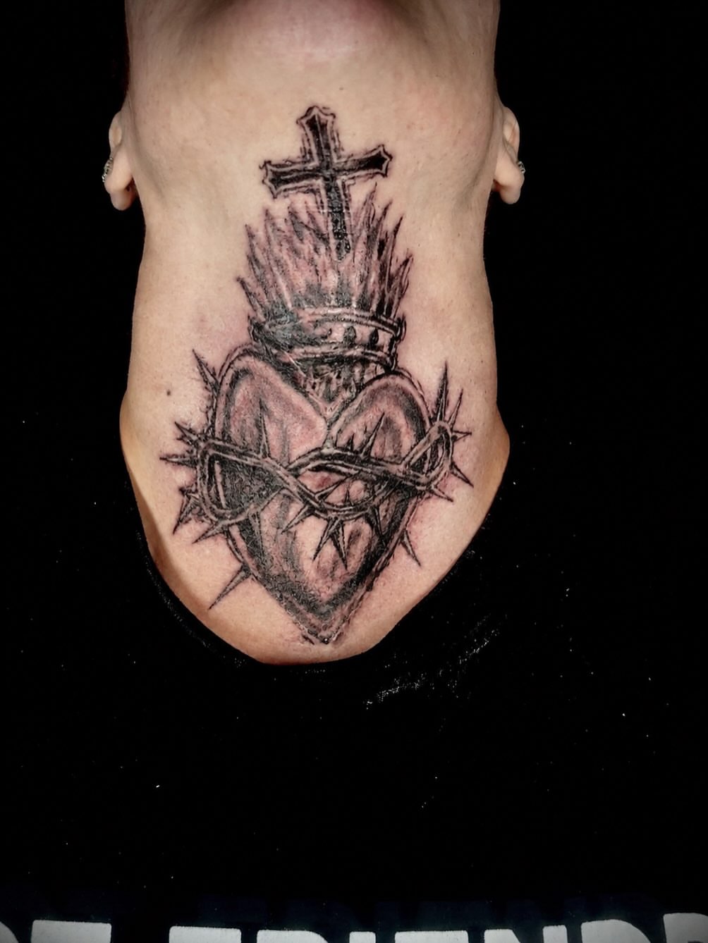Tattoo by @romanstarkey_ — black_and_grey