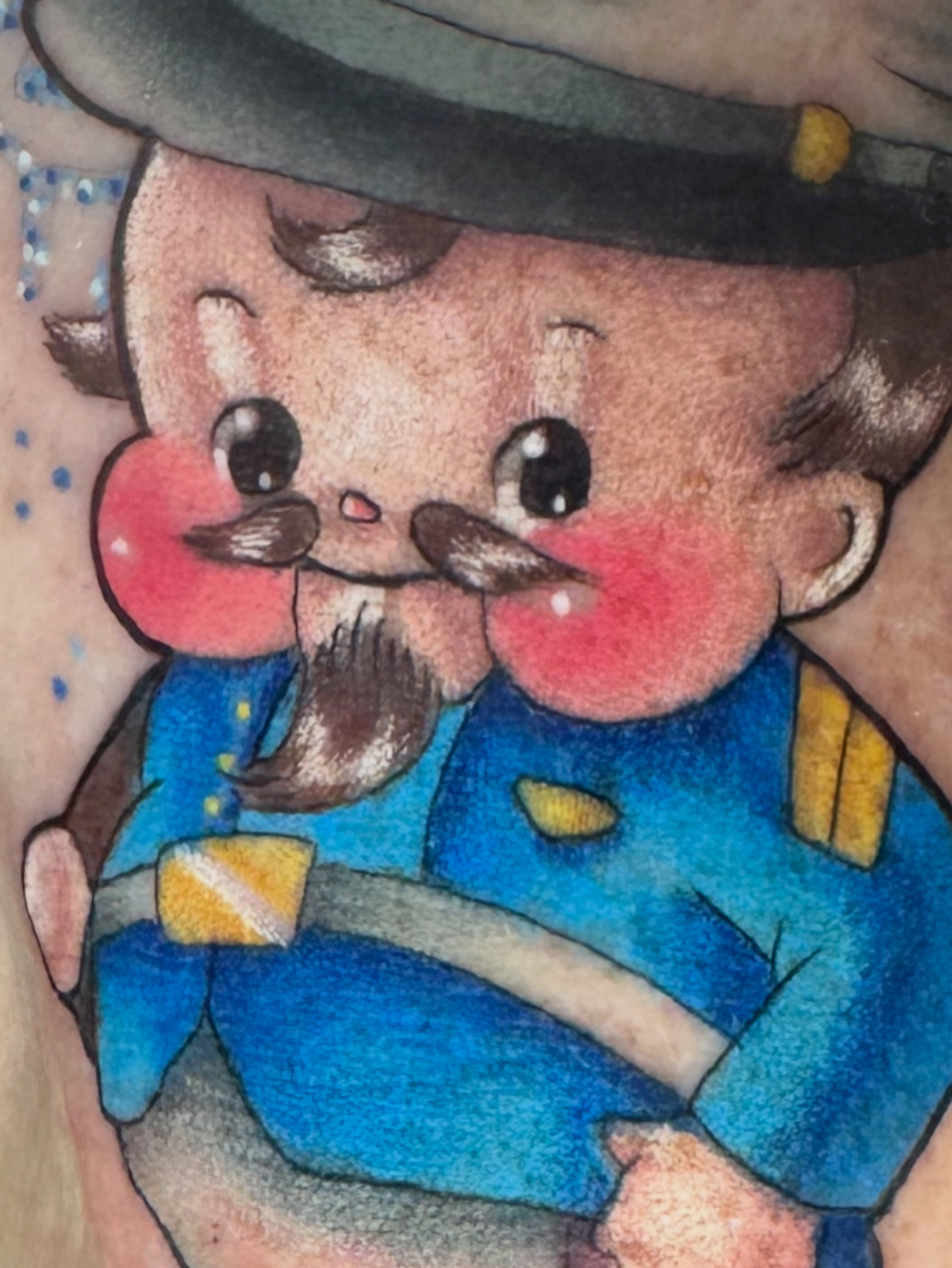 Tattoo by @kasey_may_tattoos — watercolor