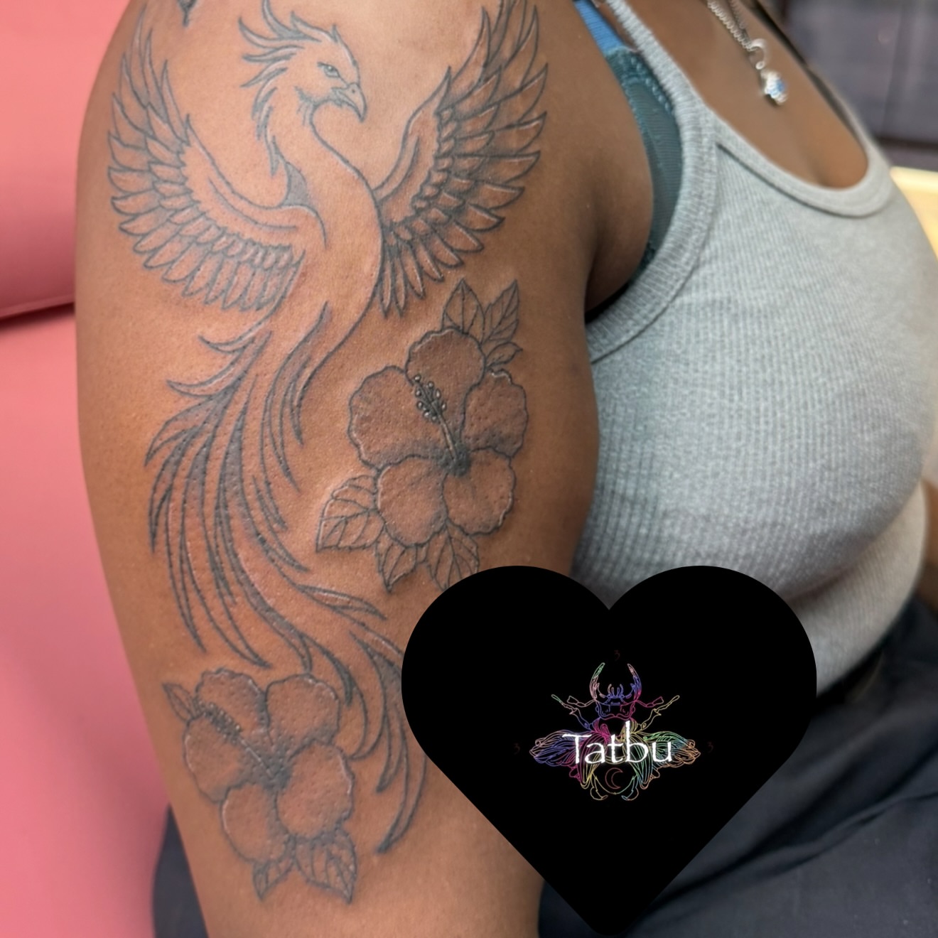 Tattoo by @tatbu_ — black_and_grey