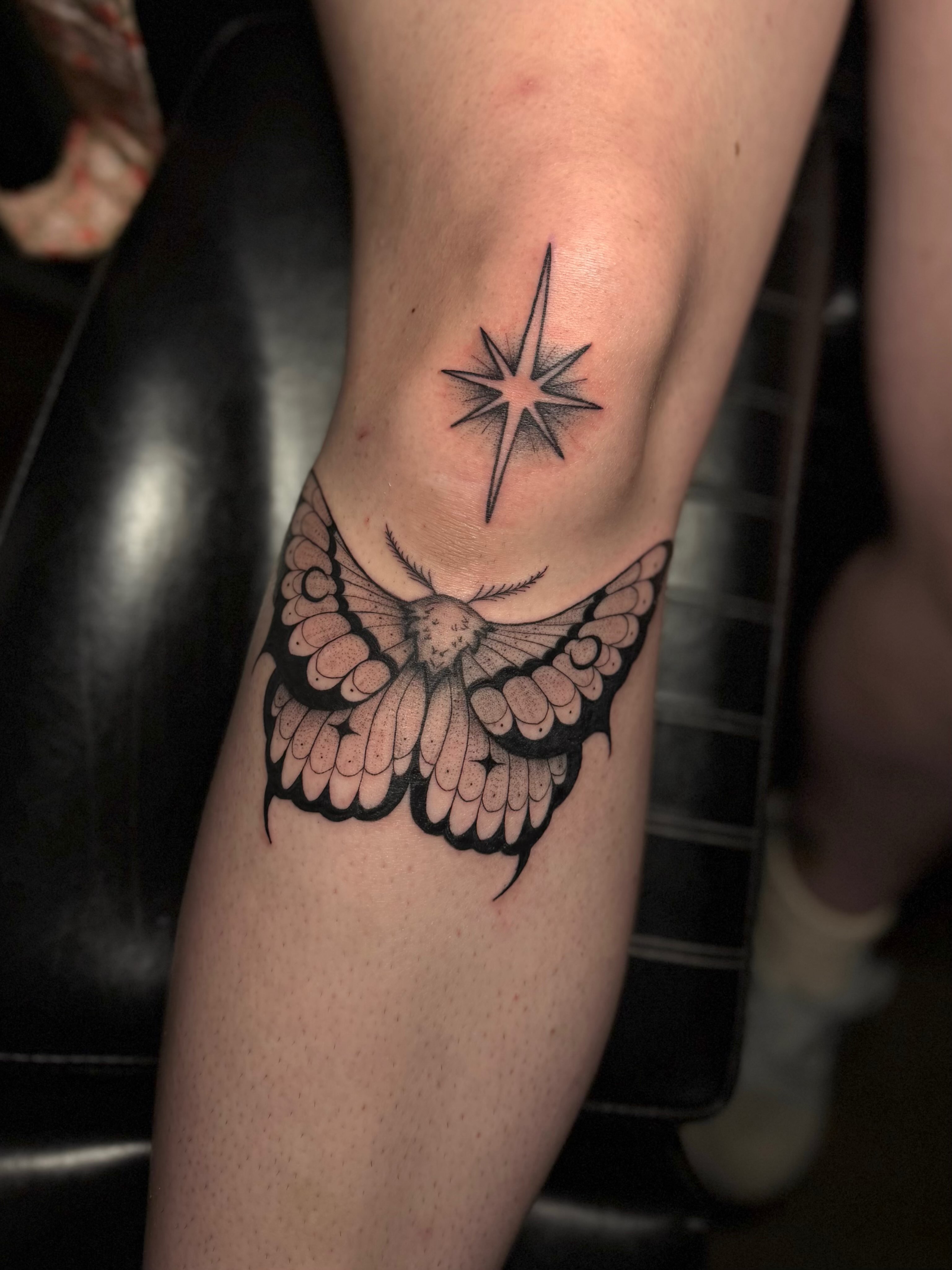 Tattoo by @koko_tattoos — black_and_grey