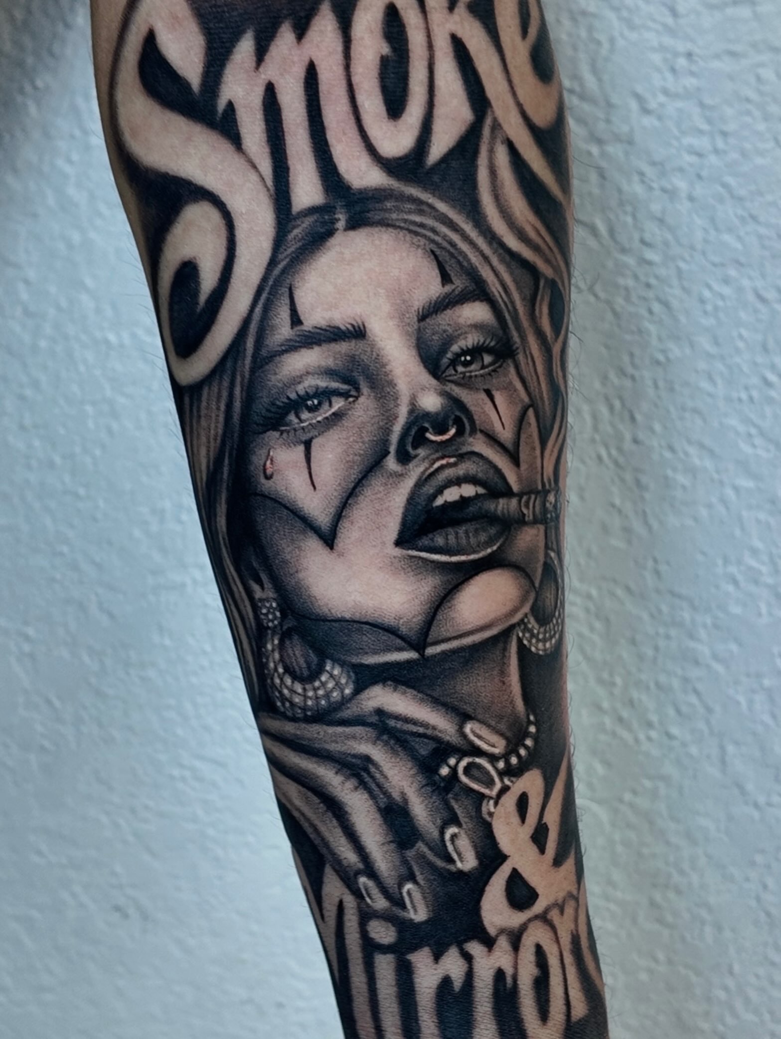 Tattoo by @angelbabyj.tattoos — realism, dark_realism