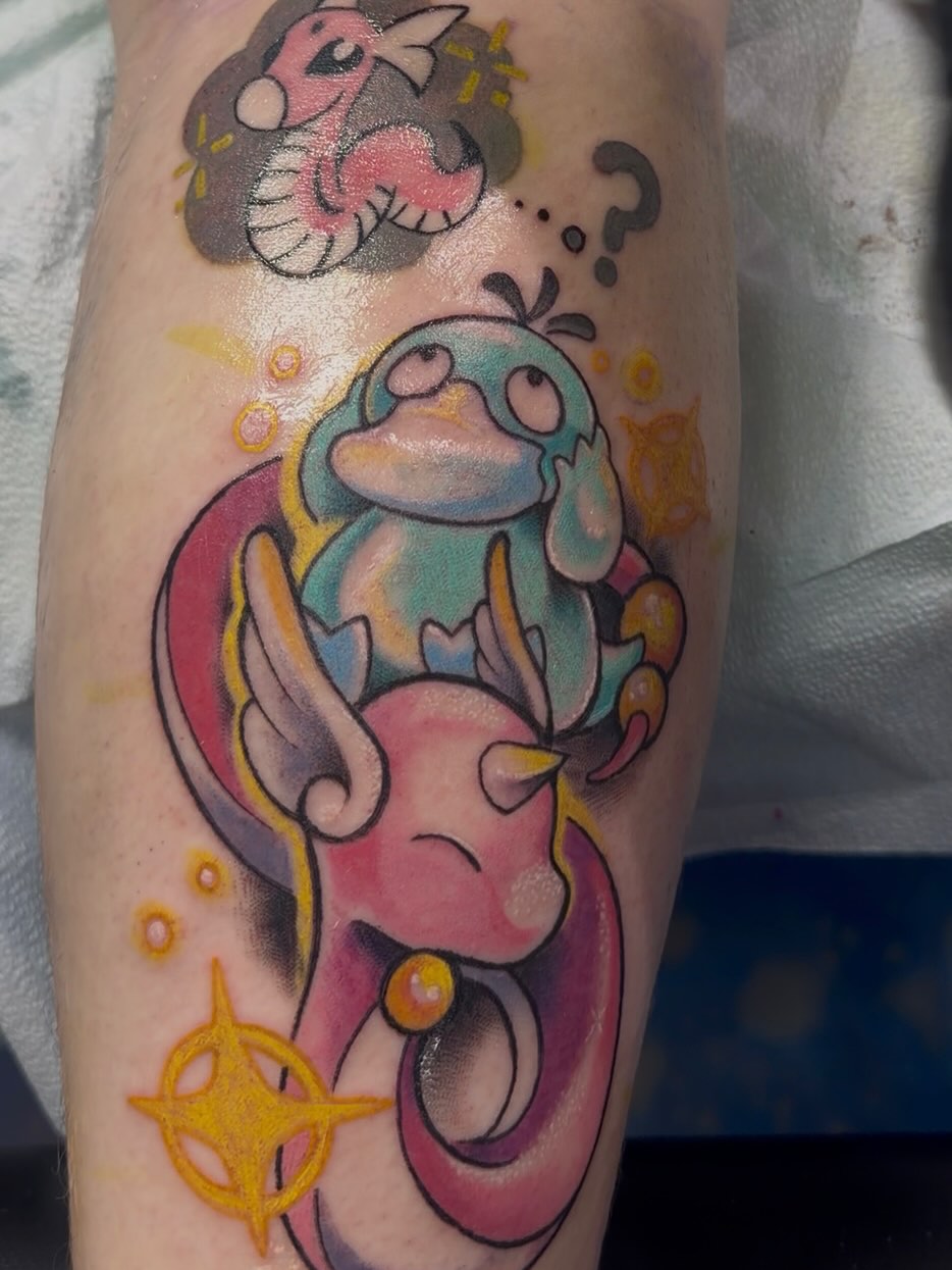 Tattoo by @robinyublind — new_school, illustrative